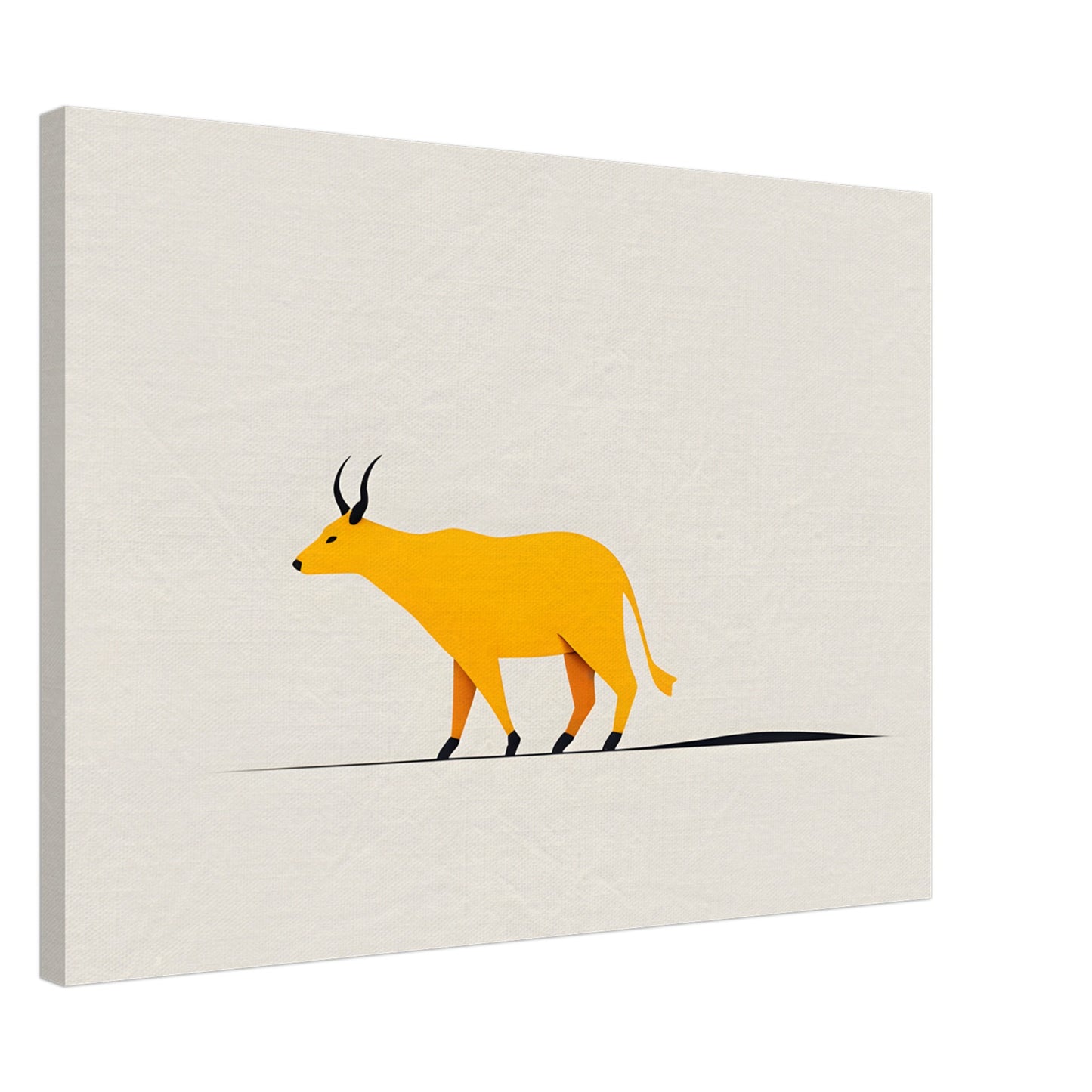 Gilded Journey - Minimalist Abstract Wall Art Print