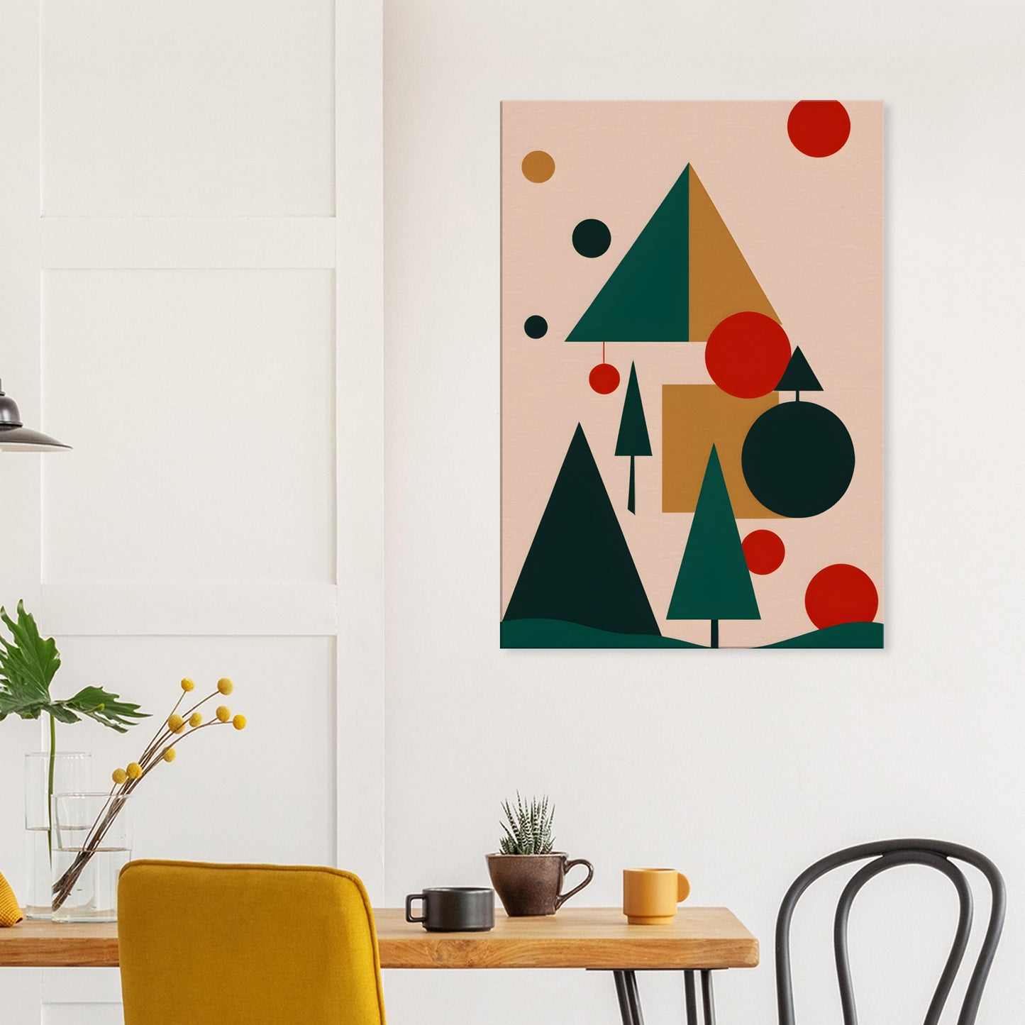 Serene Christmas - Abstract Minimalist Wall Art