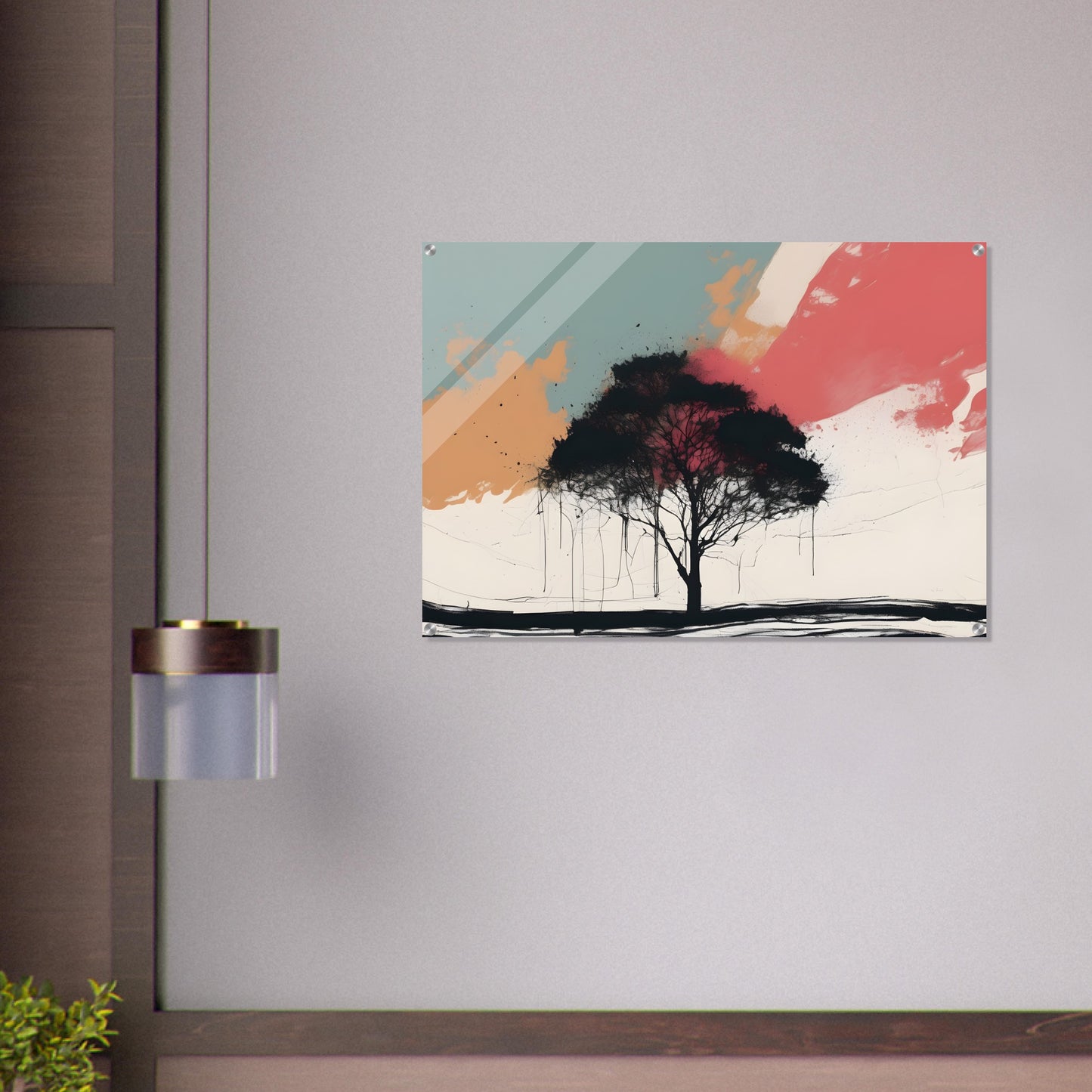 Tree Serenity - Minimalist Abstract Wall Art