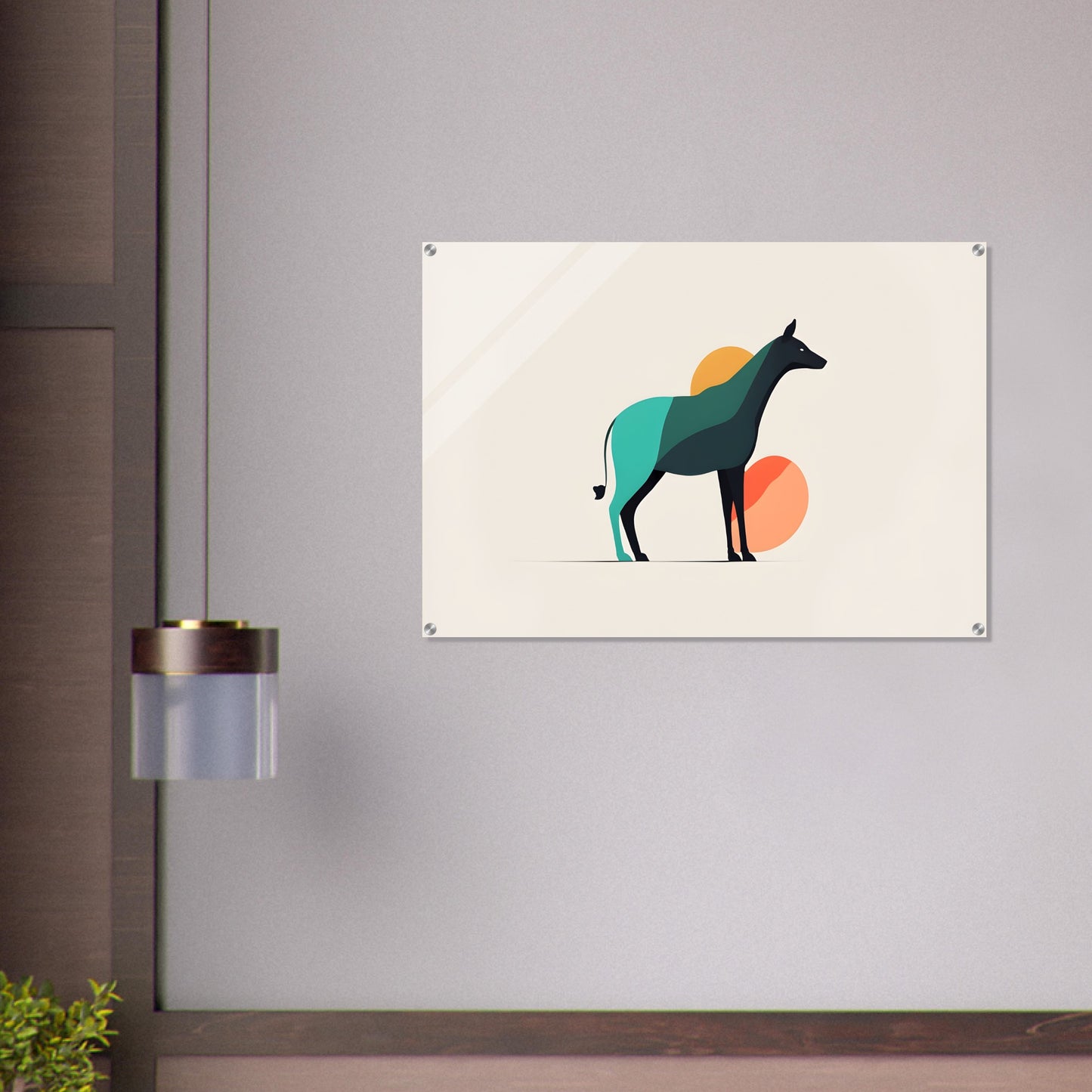 Elegance in Shape - Minimalist Abstract Animal Wall Art