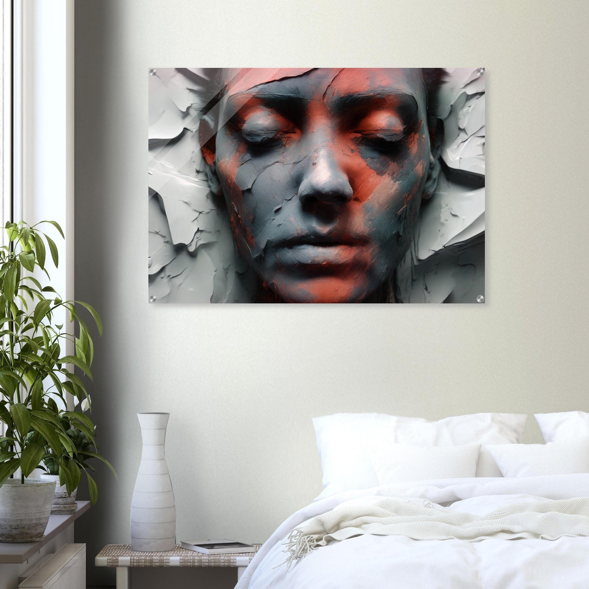 Acrylic print, plexiglass, wall art,Silent Metamorphosis - Wall Art