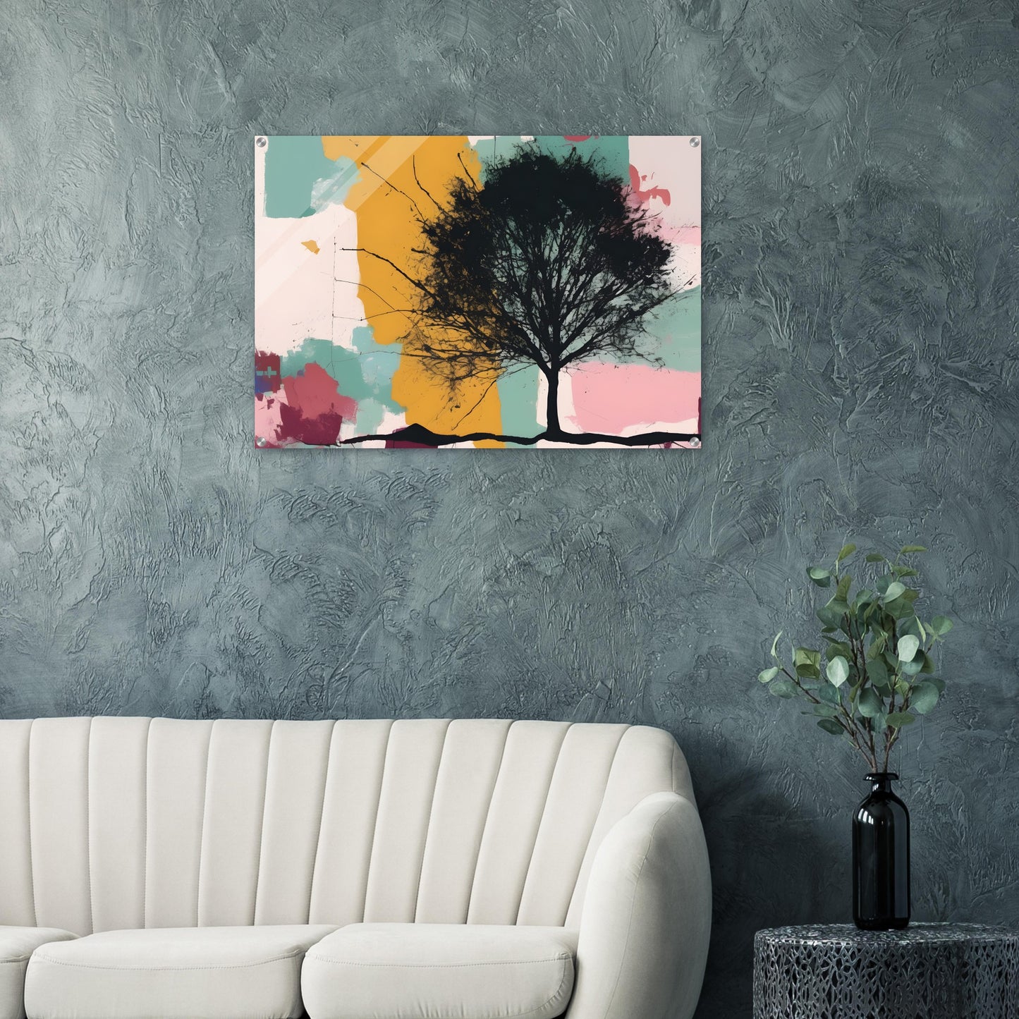 Serene Tree - Minimalist Abstract Wall Art for Modern Spaces