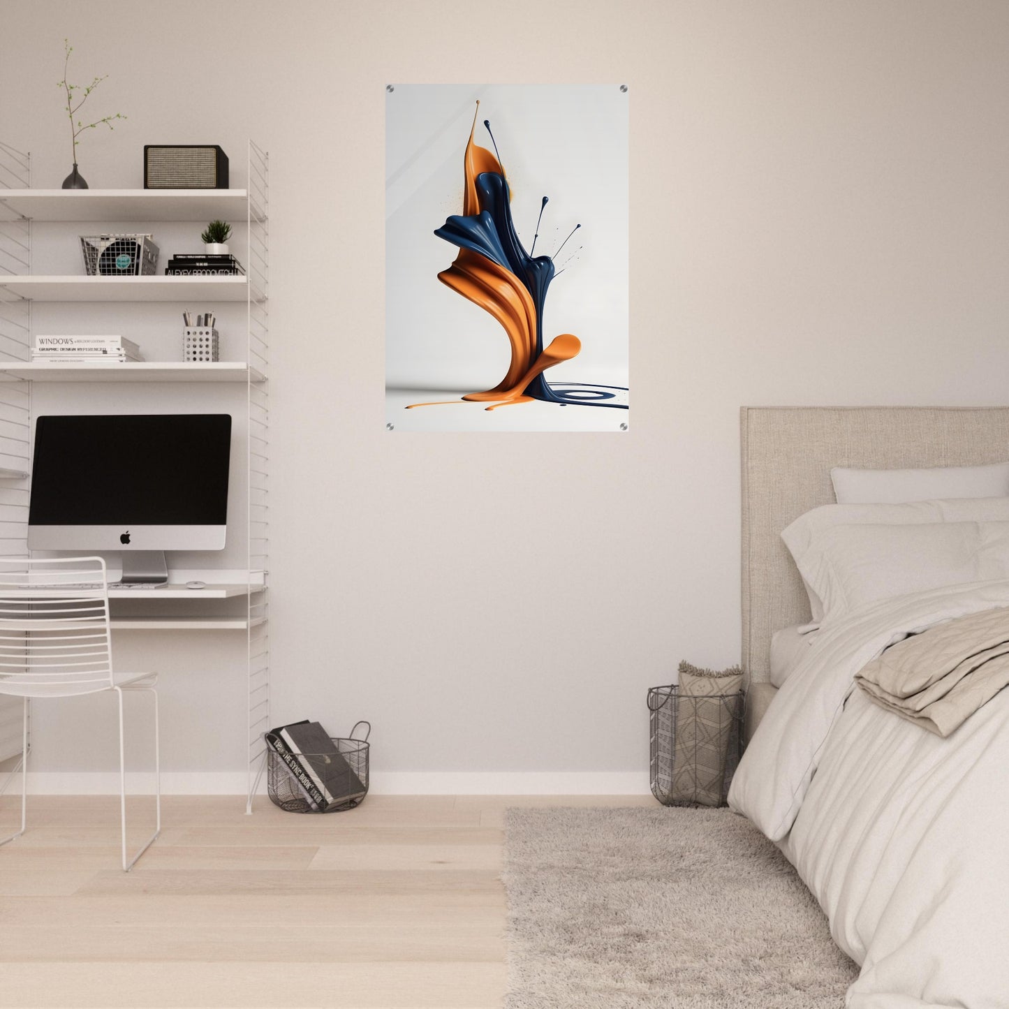 Elevate Your Space with Vibrant Acrylic Abstract Wall Art