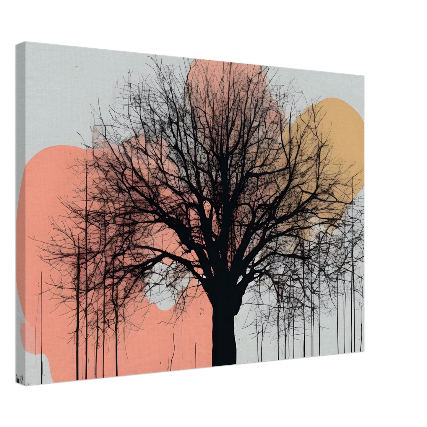 Silhouette Serenity Canvas Print