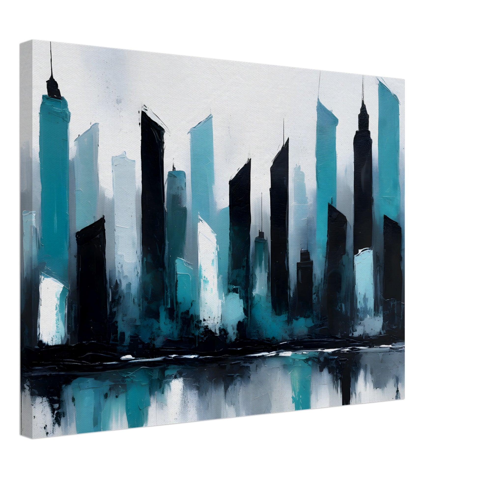 Dreamscape Urban Canvas - Abstract Skyline Art