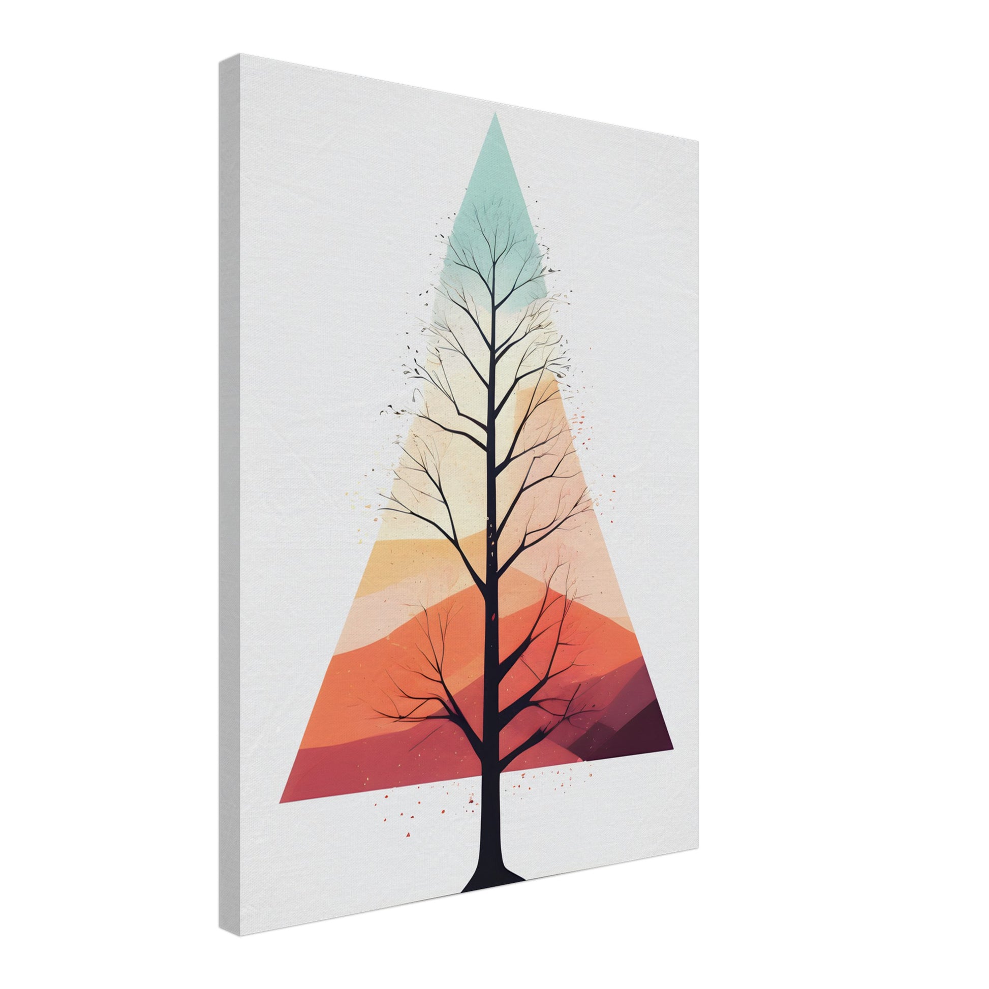 Whispers of Nature: Captivating Vertical Canvas Wall Art