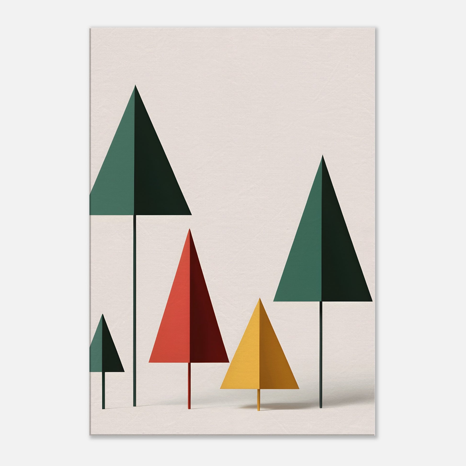 Ethereal Forest - Minimalist Christmas Abstract Art