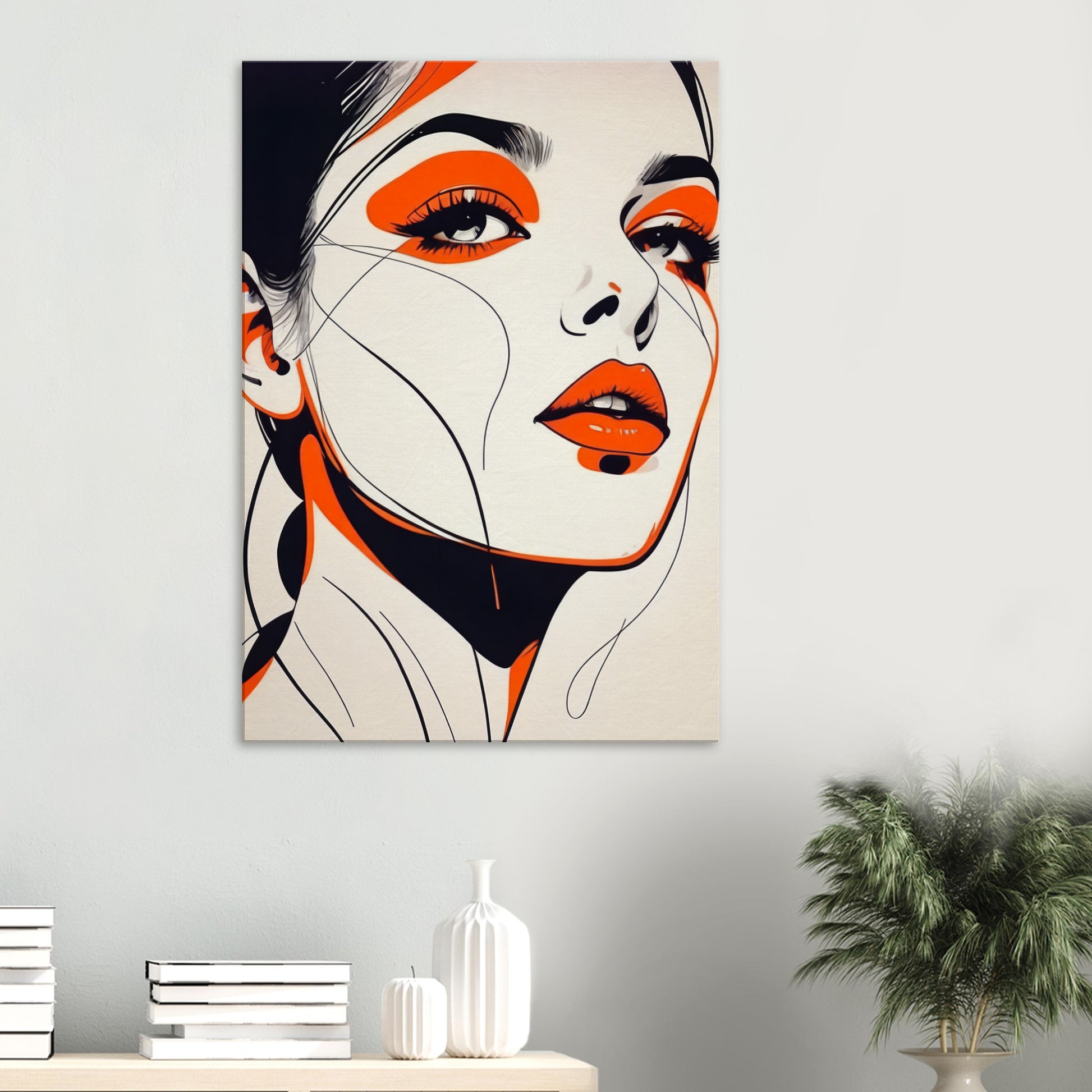 Radiant Elegance - Striking Minimalist Abstract Art