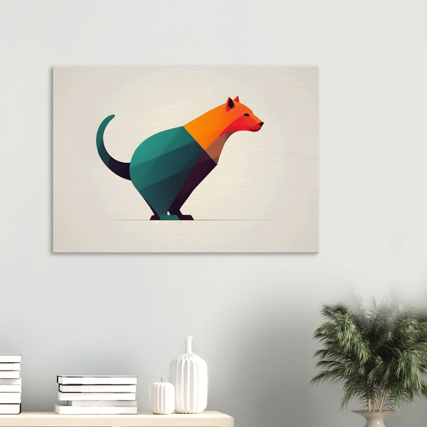 Harmony - Minimalist Abstract Animal Art for Home Decor