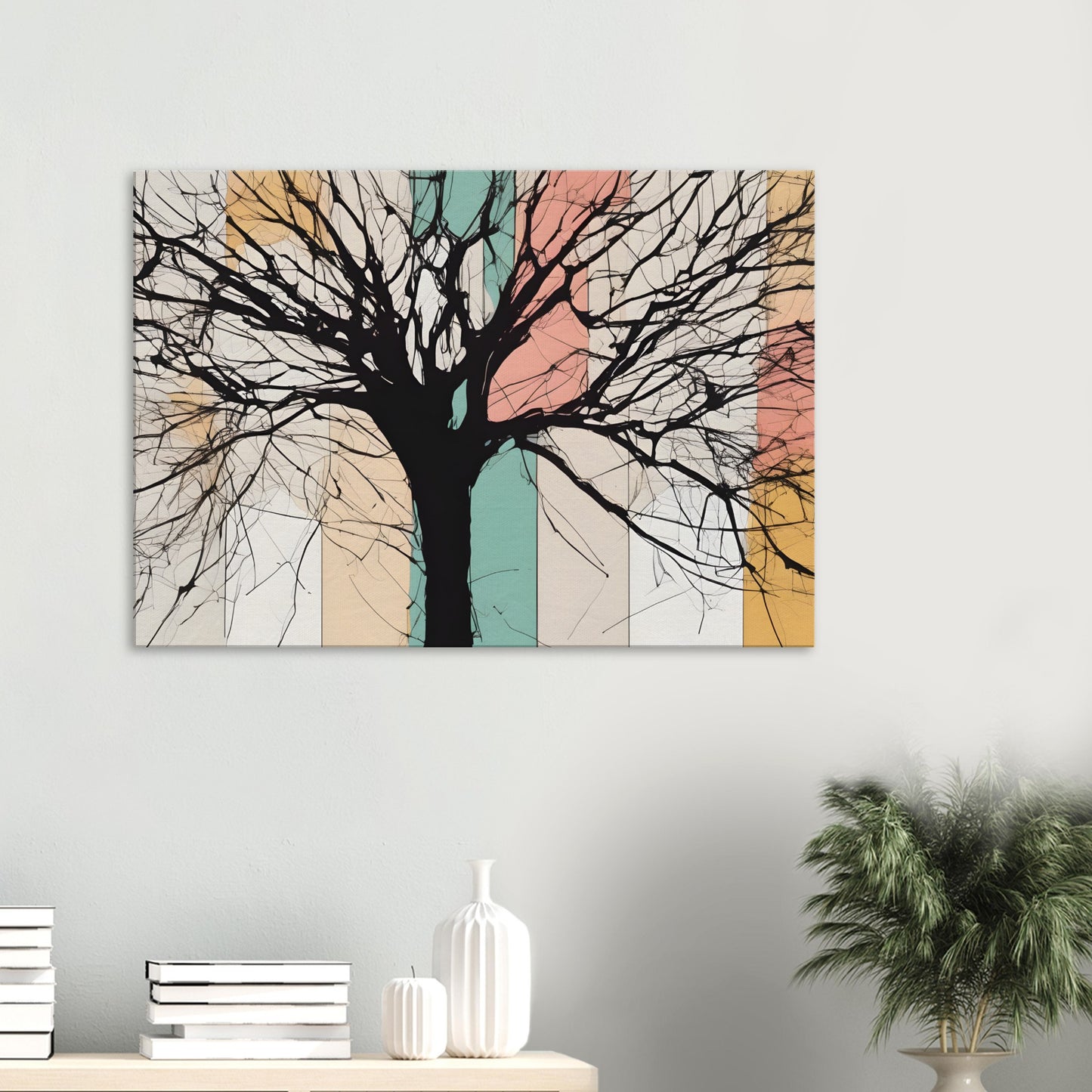 Branches - Minimalist Abstract Tree Canvas Art