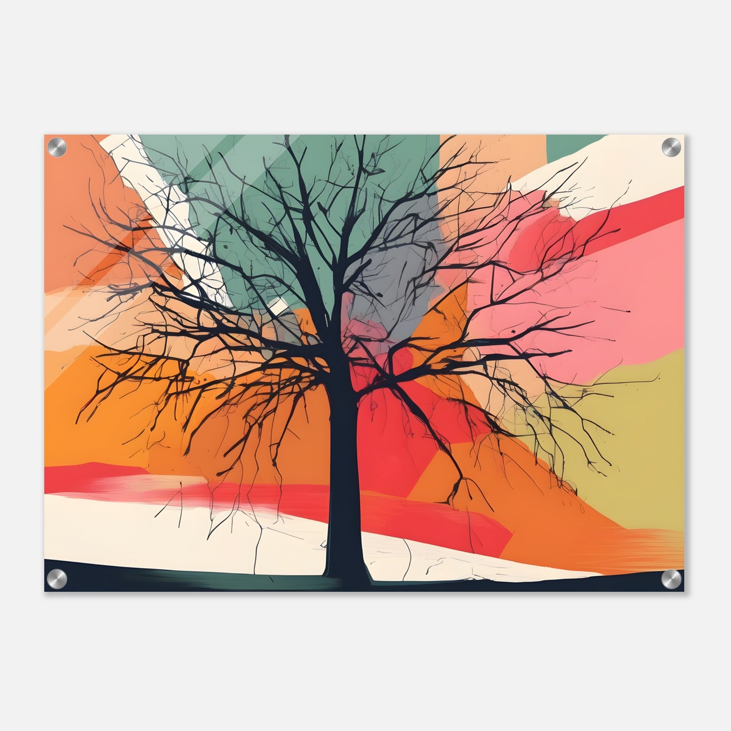 Ethereal Tree - A Minimalist Abstract Wall Art Print