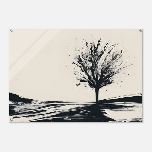 Whispers of Nature - Elegant Minimalist Abstract Wall Art