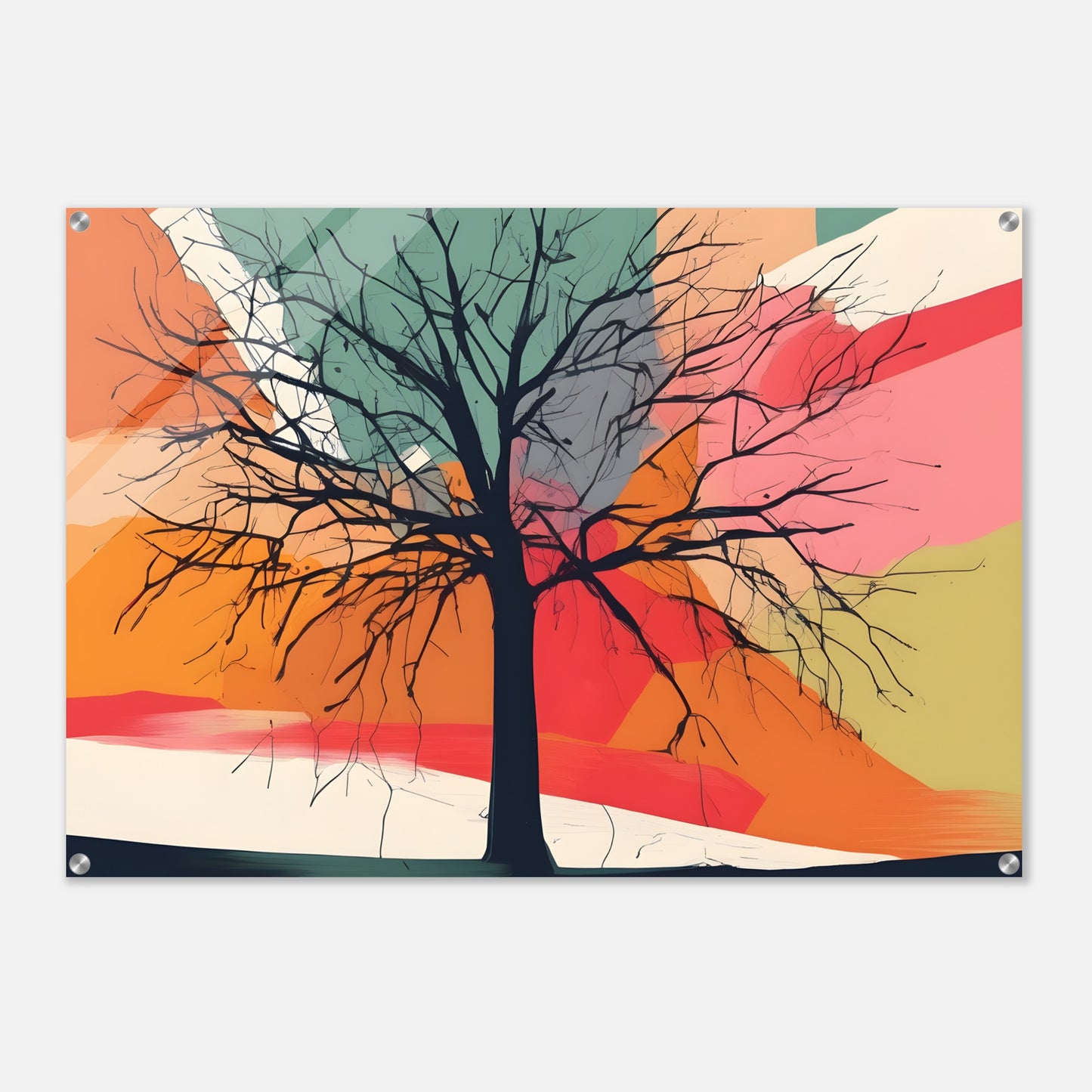 Ethereal Tree - A Minimalist Abstract Wall Art Print