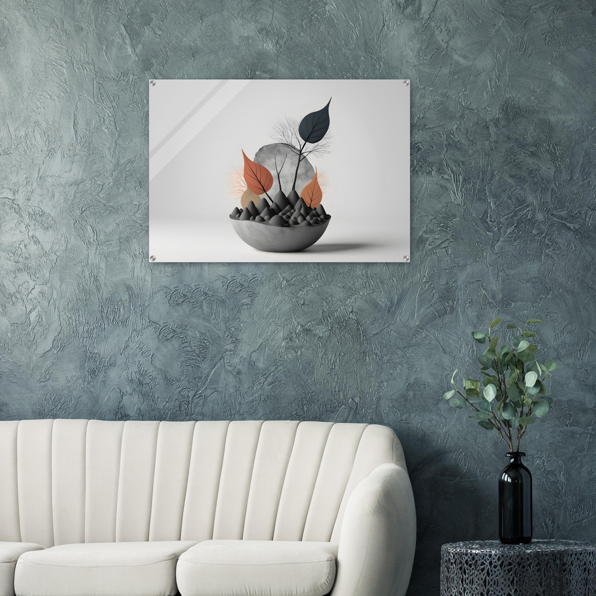 Stunning Minimalist Abstract Acrylic Print for Modern Decor