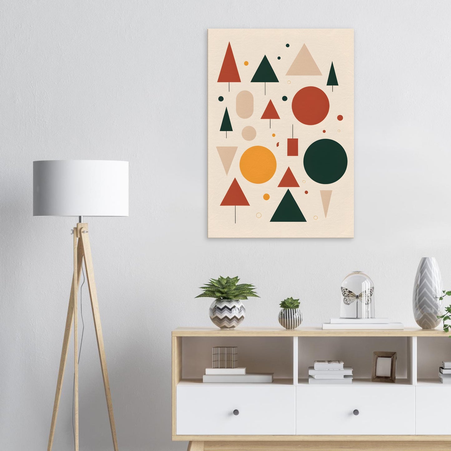 Nature* Harmony - Minimalist Christmas Canvas Art