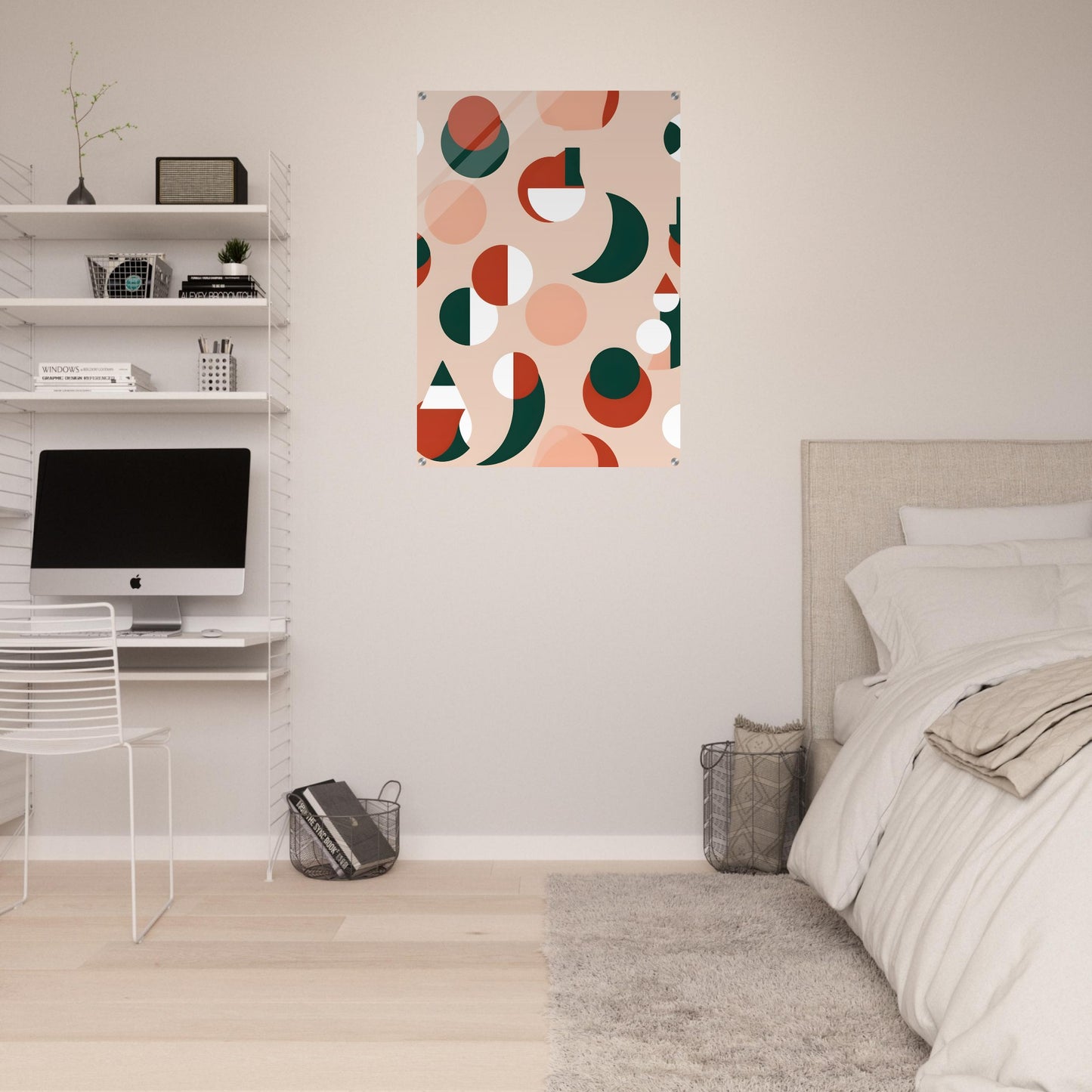 Harmony - Minimalist Christmas Abstract Art for Modern Decor