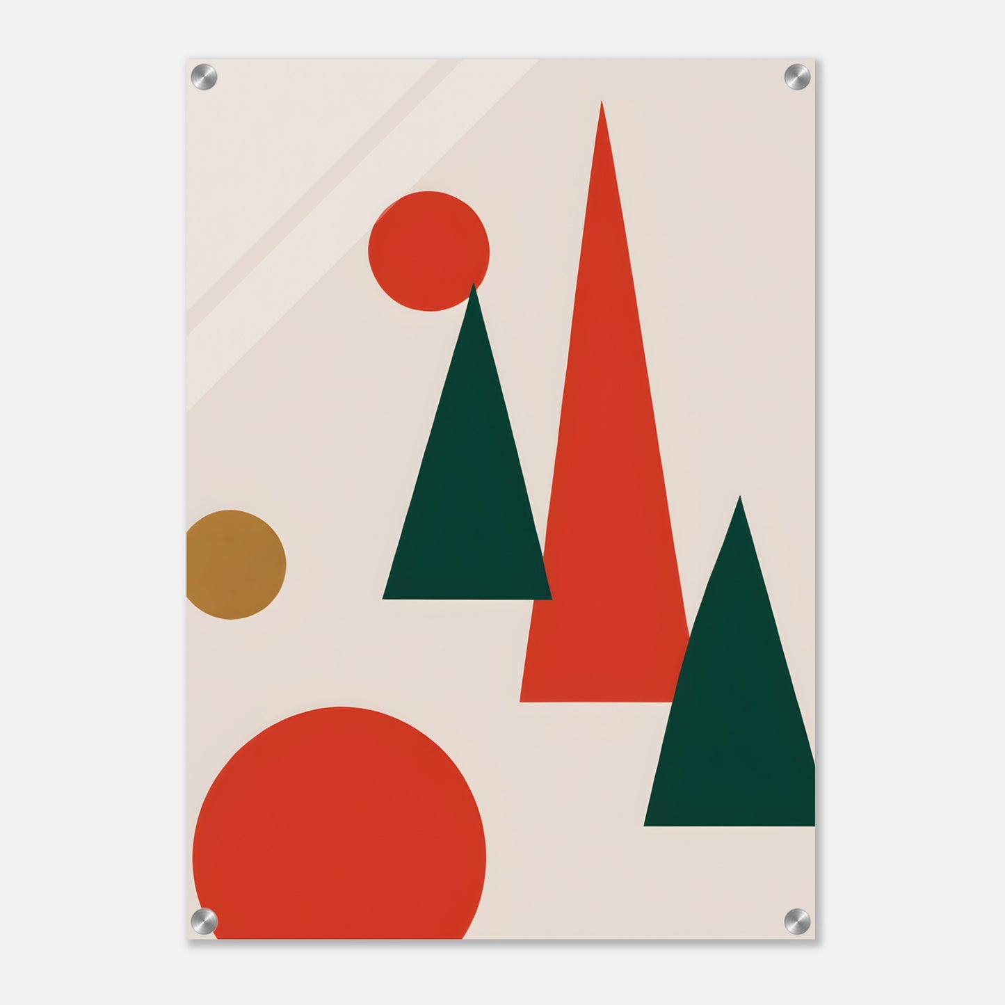 Christmas Whimsy - Modern Abstract Wall Art