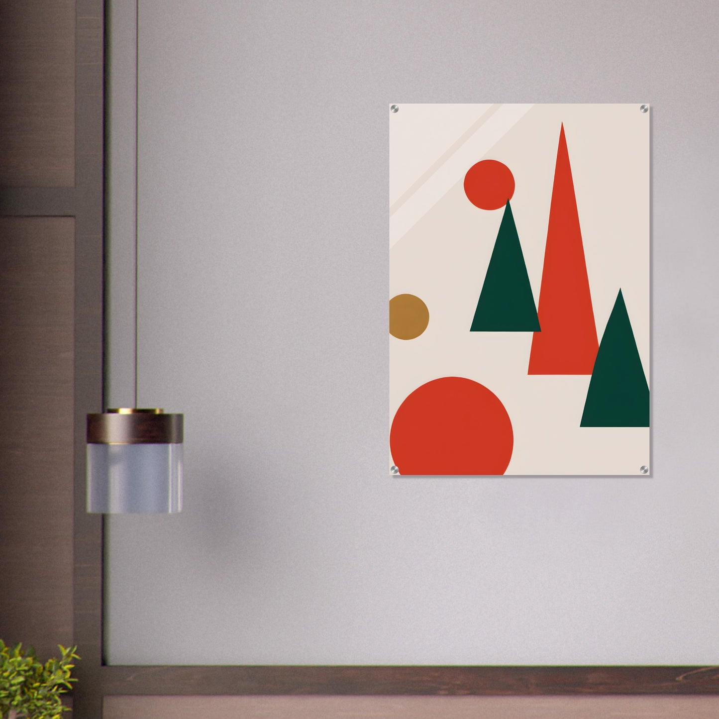 Christmas Whimsy - Modern Abstract Wall Art