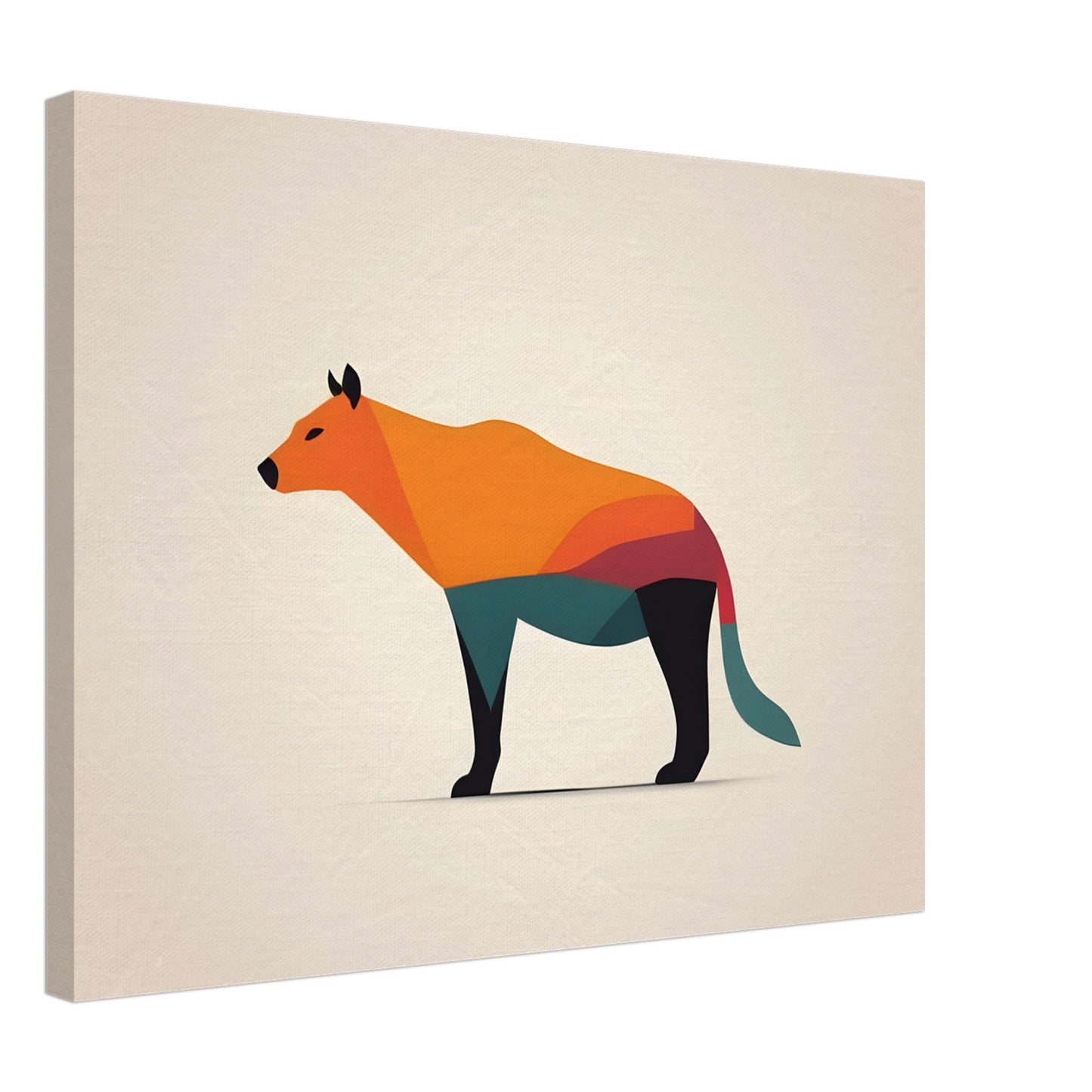 Harmony - Vibrant Abstract Animal Canvas Art