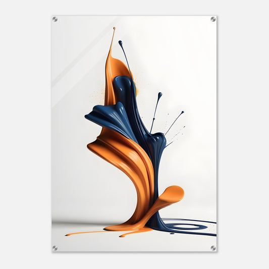 Elevate Your Space with Vibrant Acrylic Abstract Wall Art