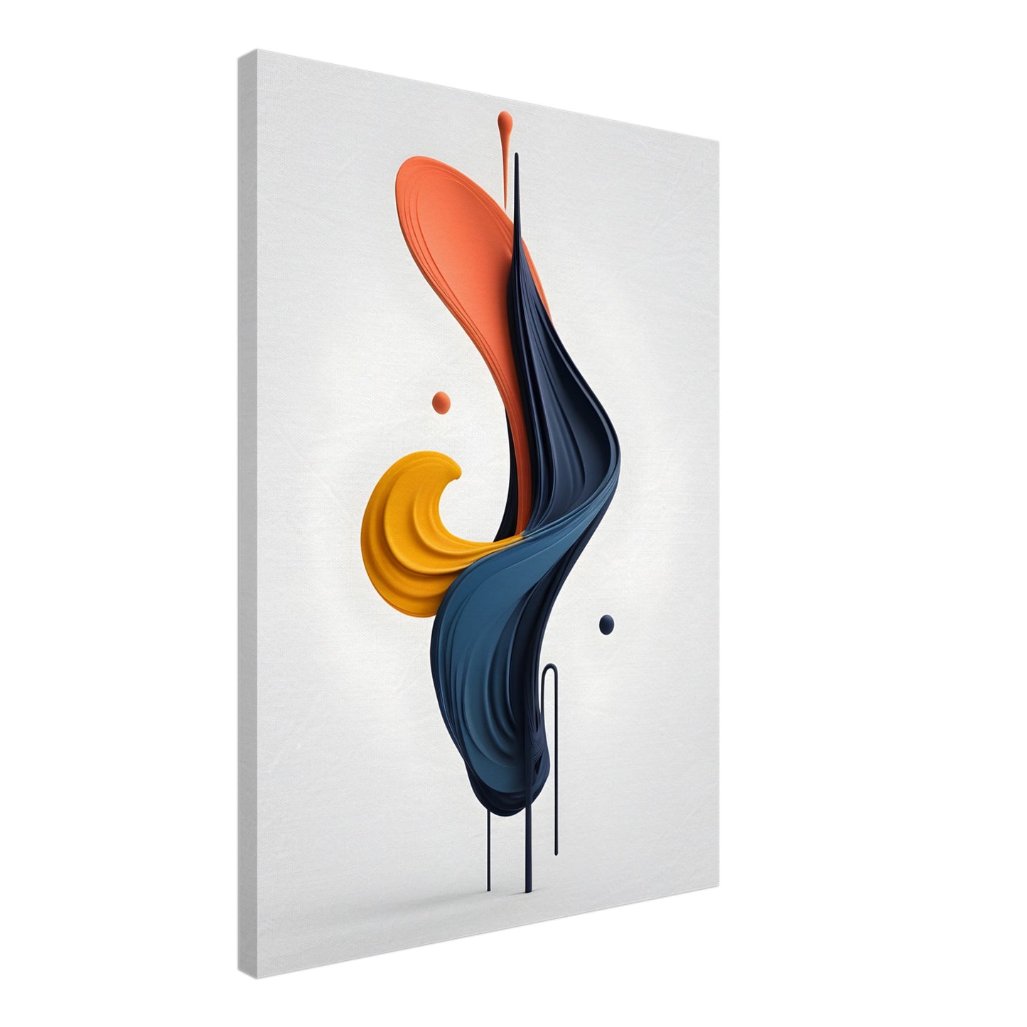 Vibrant Minimalist Abstract Canvas Print for Modern Homes