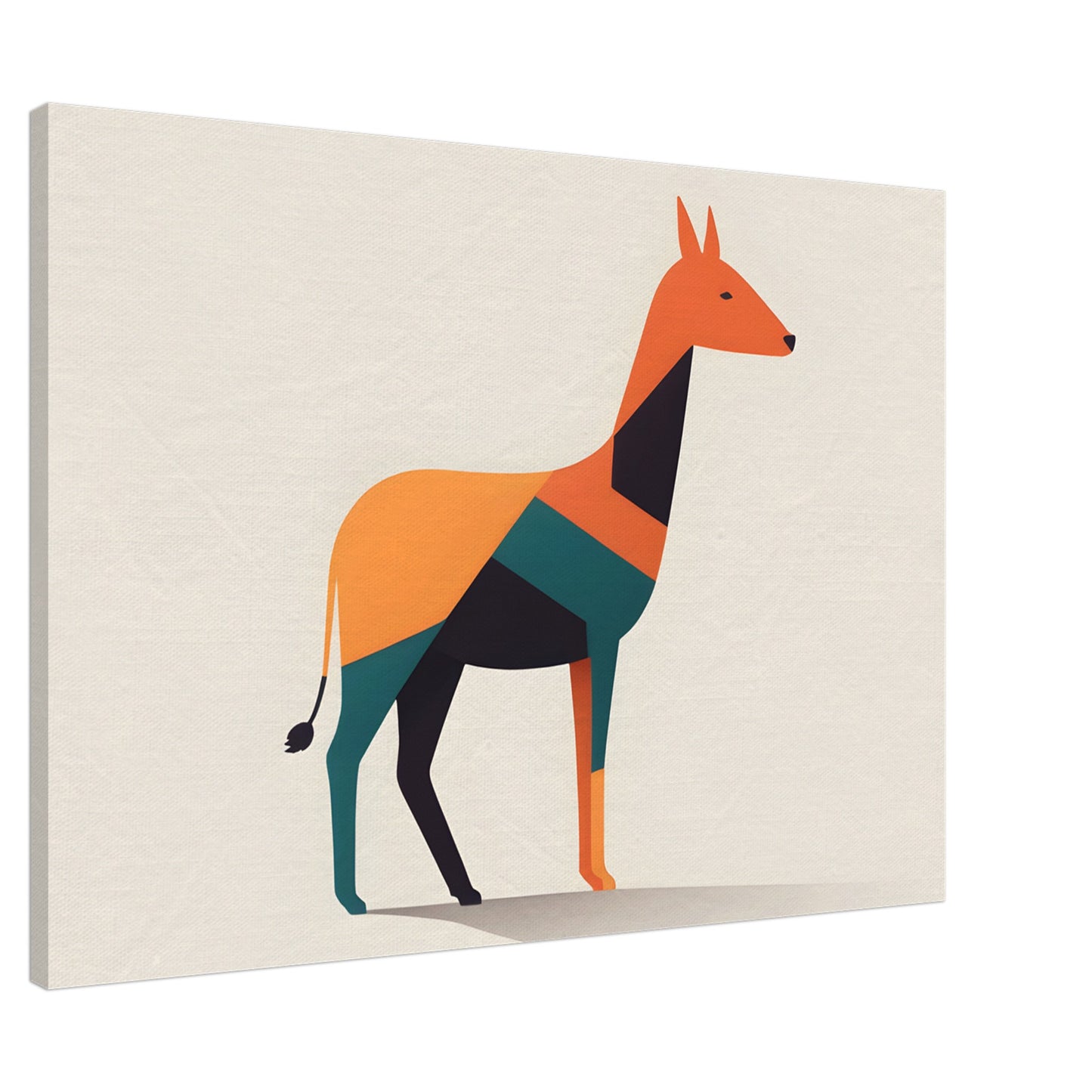 Harmony - Minimalist Abstract Animal Art for Modern Spaces