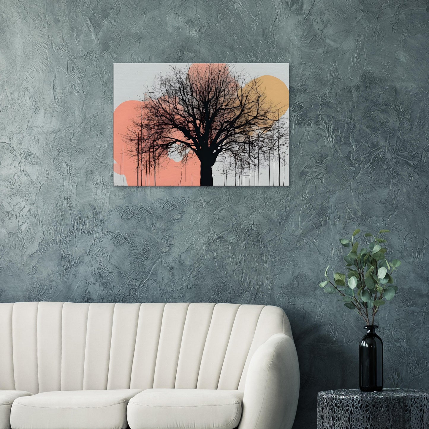 Silhouette Serenity Canvas Print