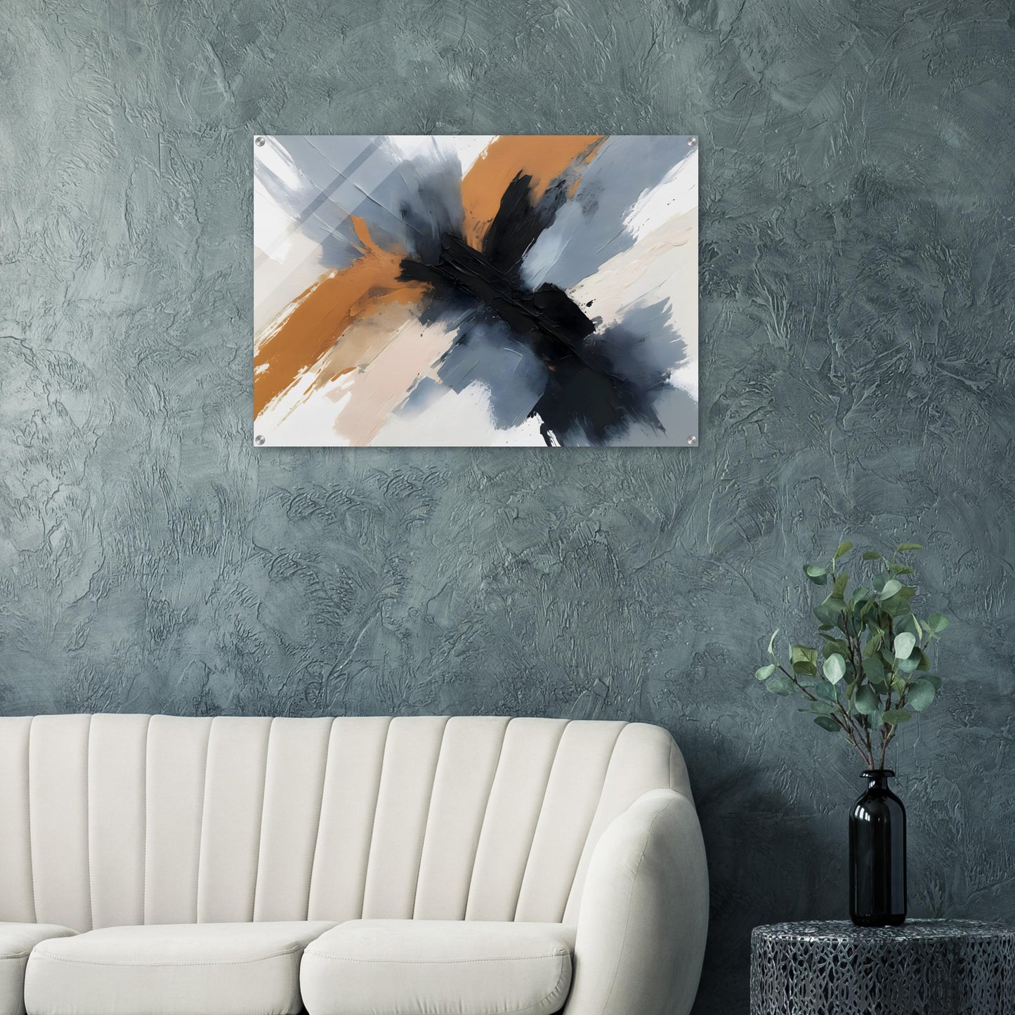 Artful Expanse: Minimalist Abstract Acrylic Print