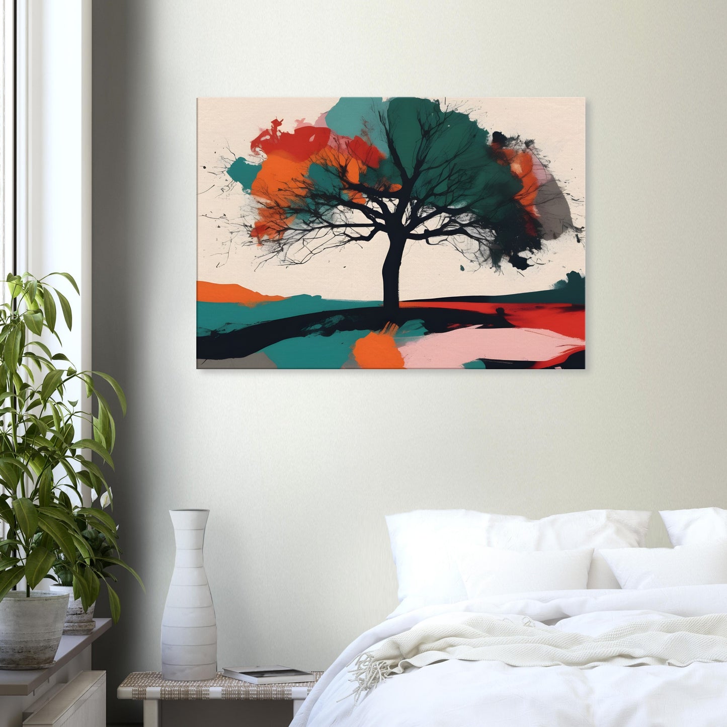 Tree of Serenity - Minimalist Abstract Wall Art