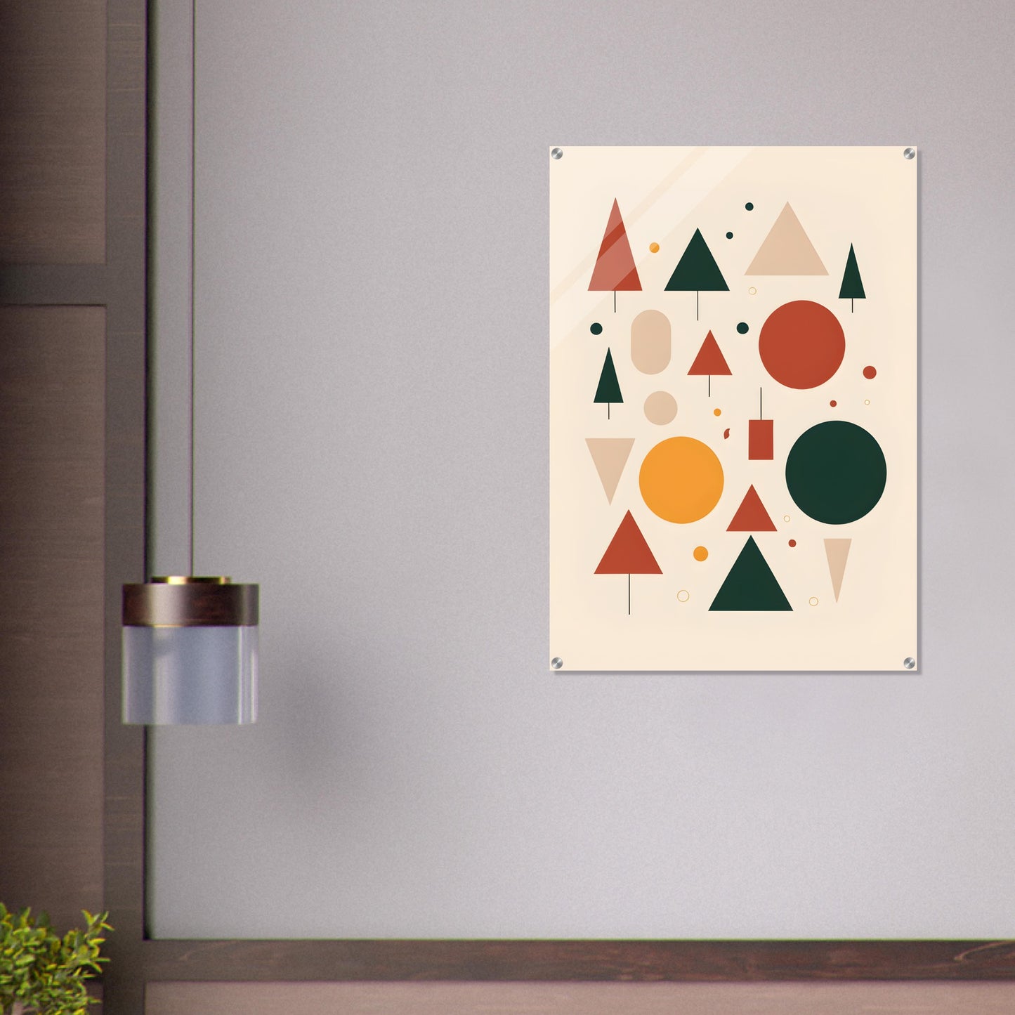 Harmony - Minimalist Abstract Christmas Acrylic Wall Art