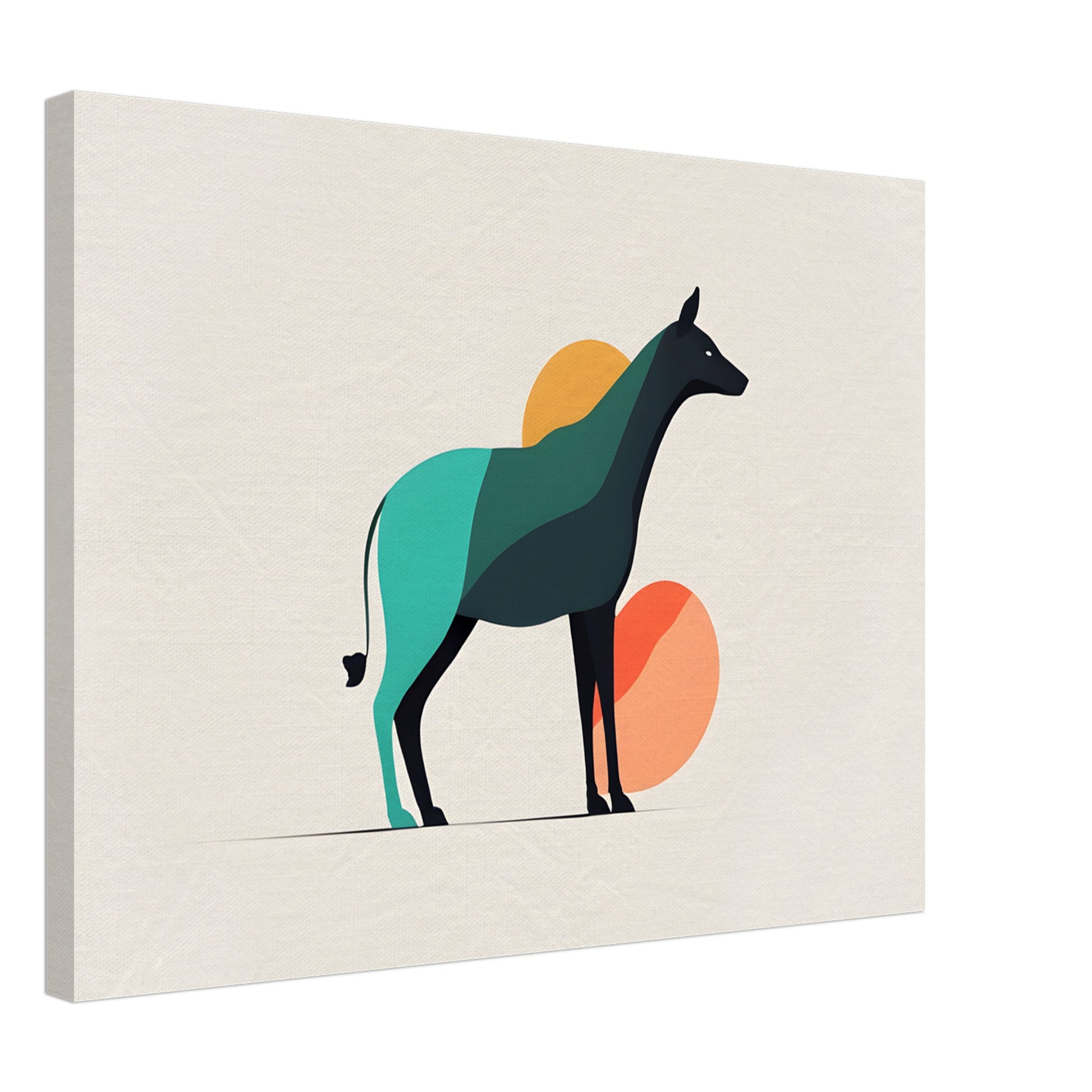 Harmony - Minimalist Abstract Wall Art with Animal Design