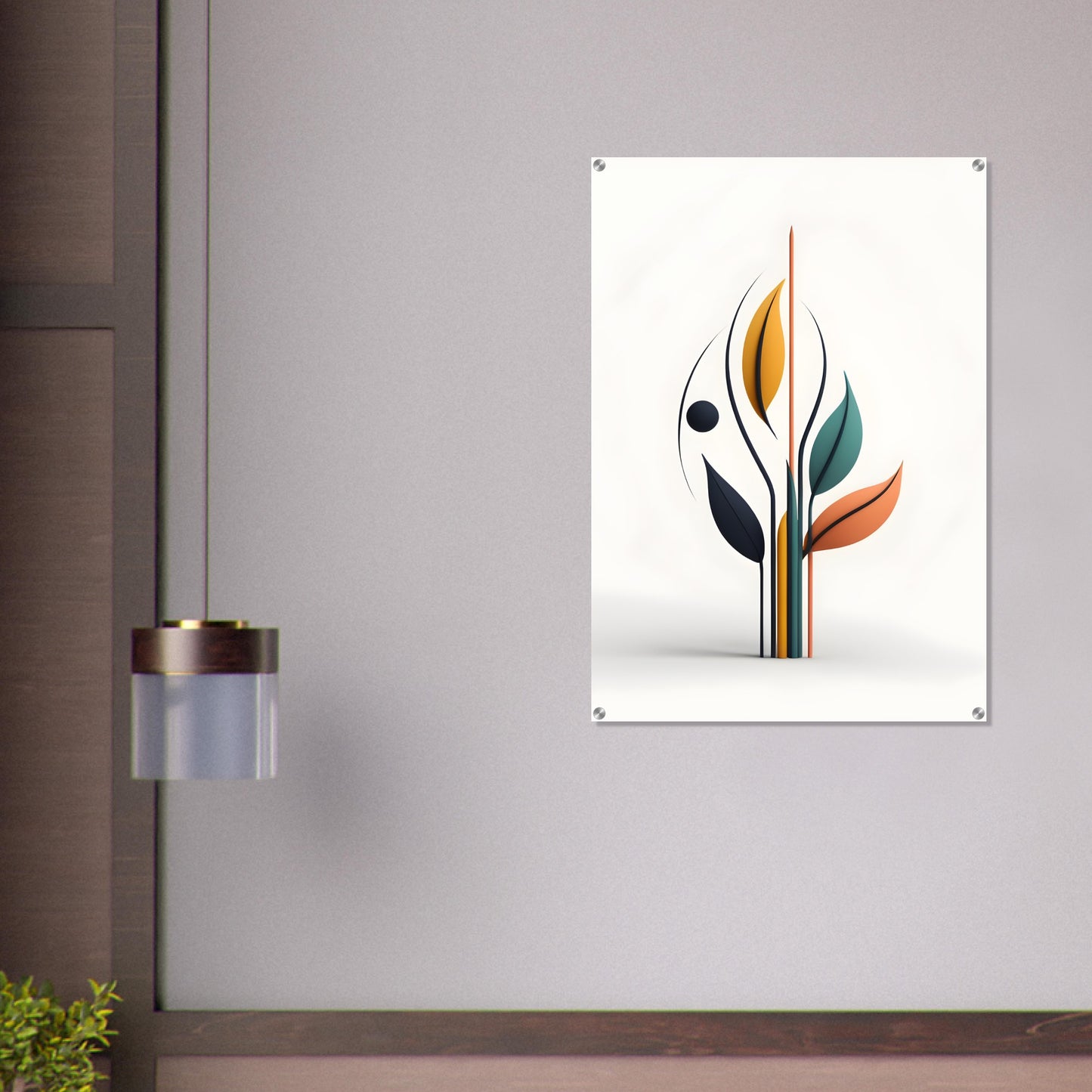 Minimalist Abstract Acrylic Print – Artistic Wall Décor