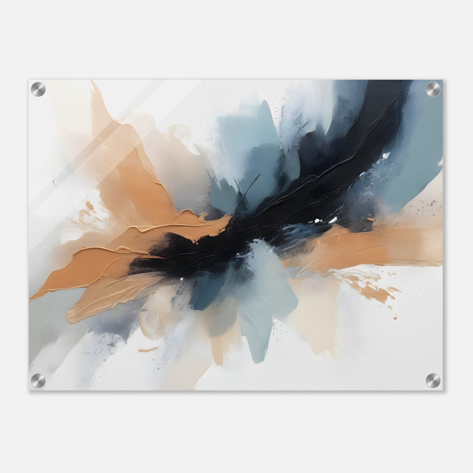 Captivating Splendor: Minimalist Abstract Acrylic Art