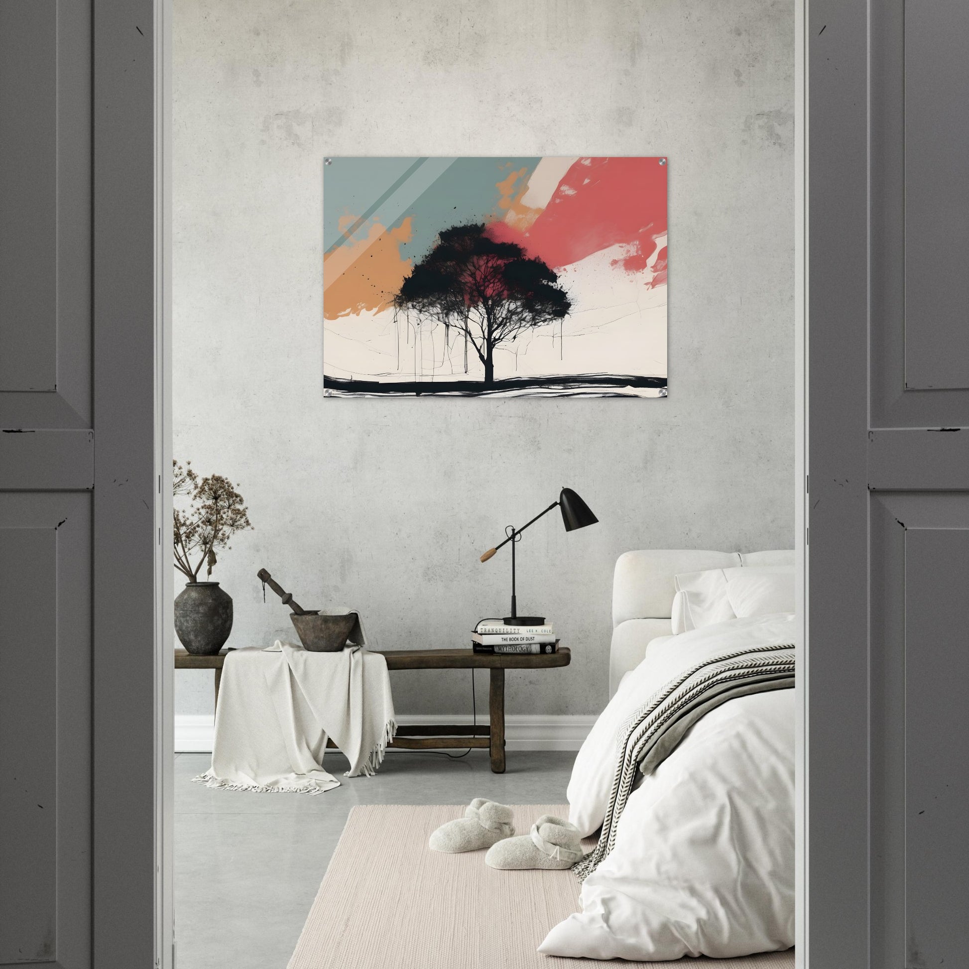 Tree Serenity - Minimalist Abstract Wall Art