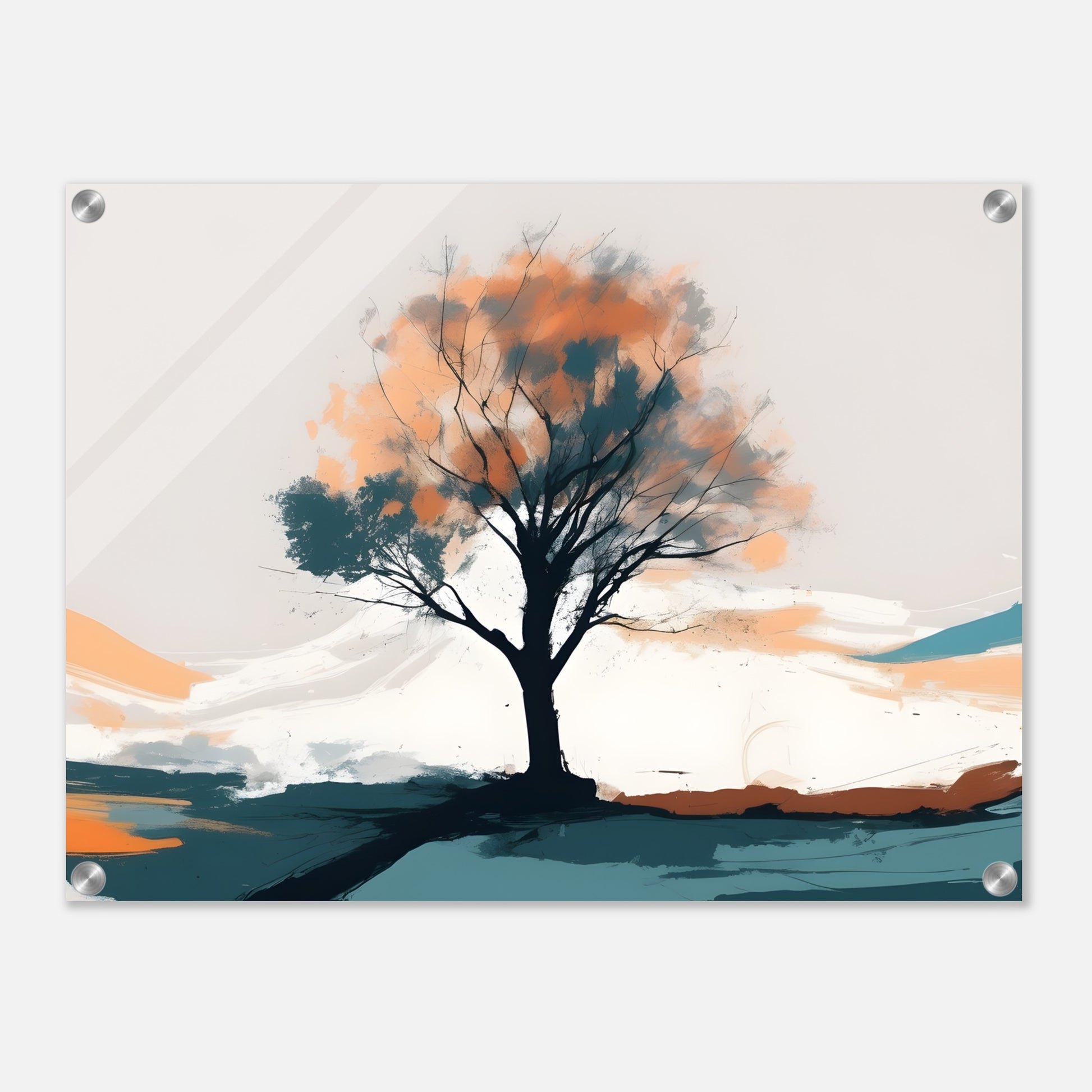 Tree Tranquility Abstract Wall Art