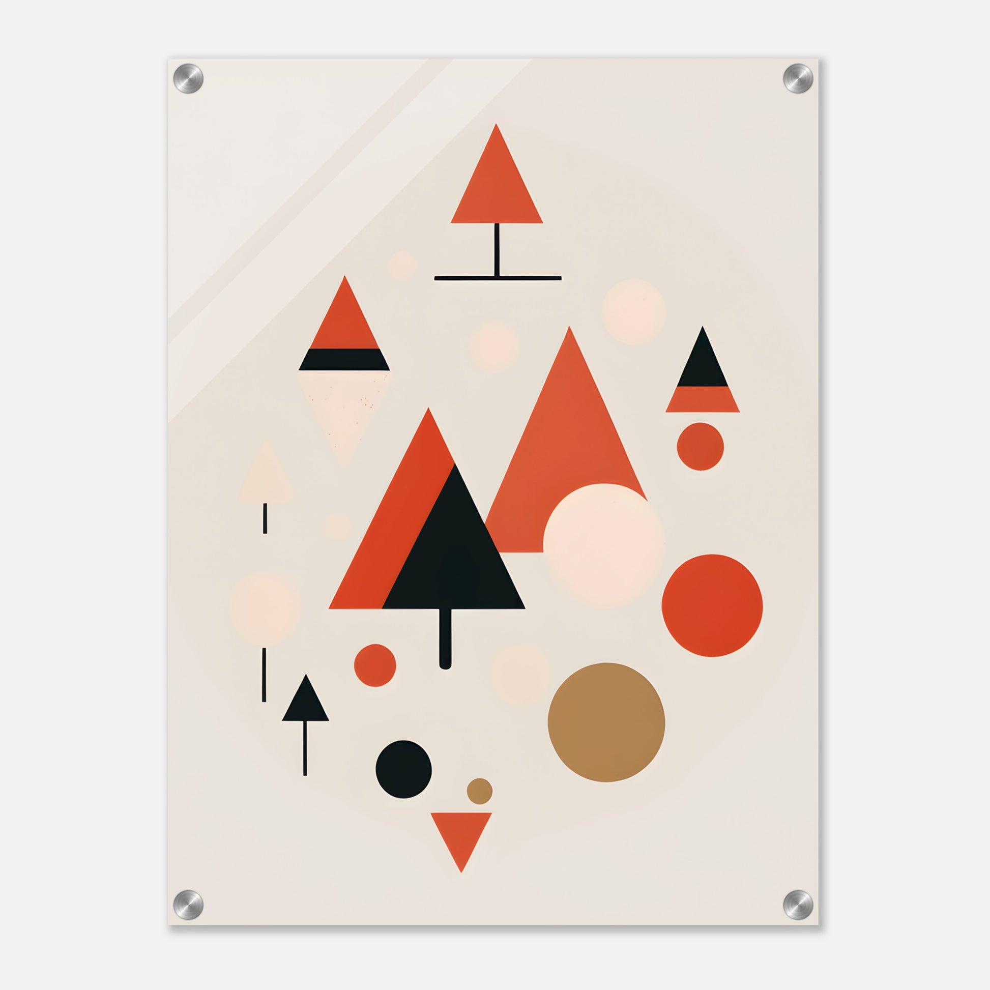 Whimsical Forest - Abstract Christmas Wall Art for Modern Homes