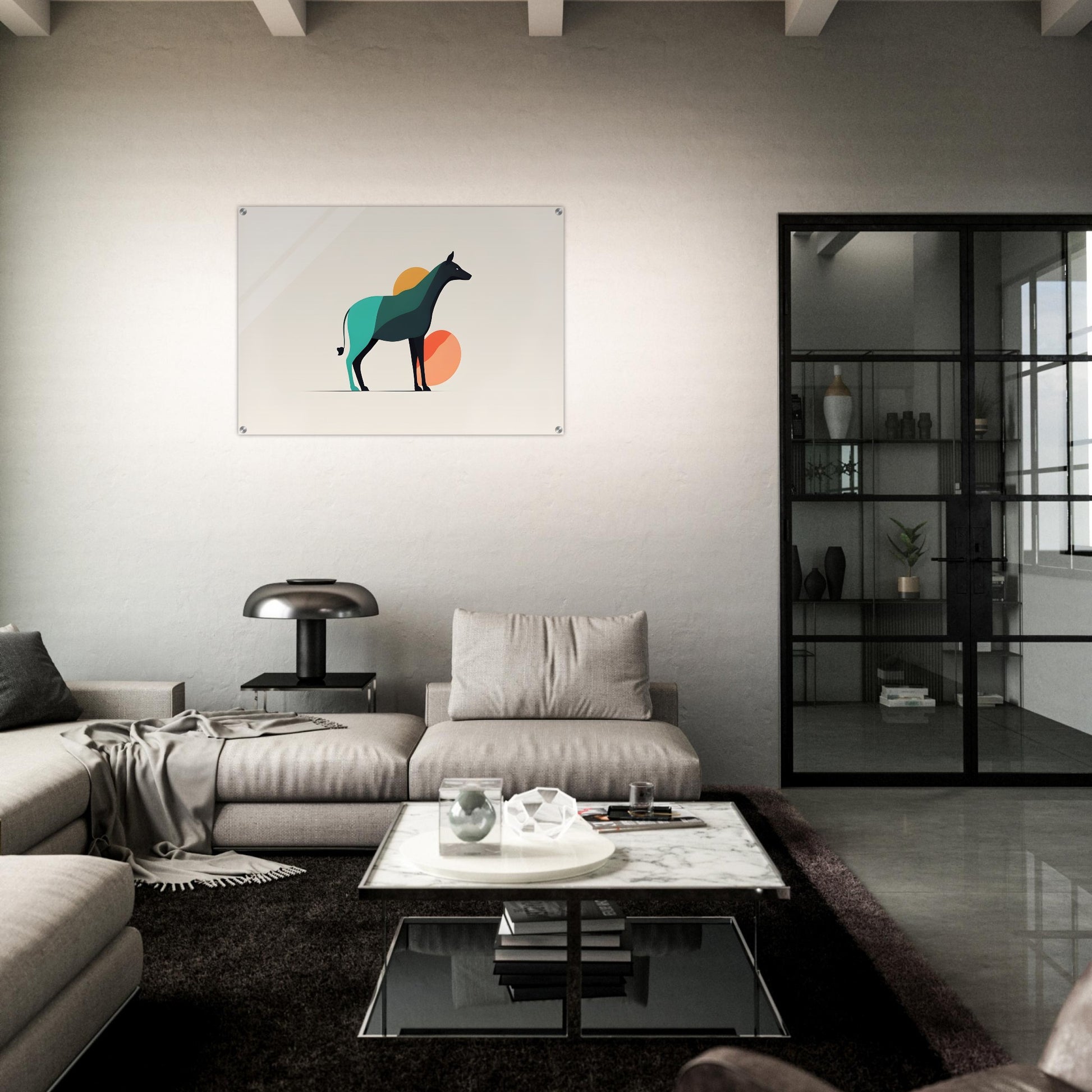 Elegance in Shape - Minimalist Abstract Animal Wall Art