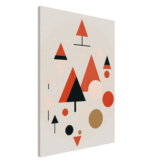 Minimalist Christmas Trees - Abstract Wall Art