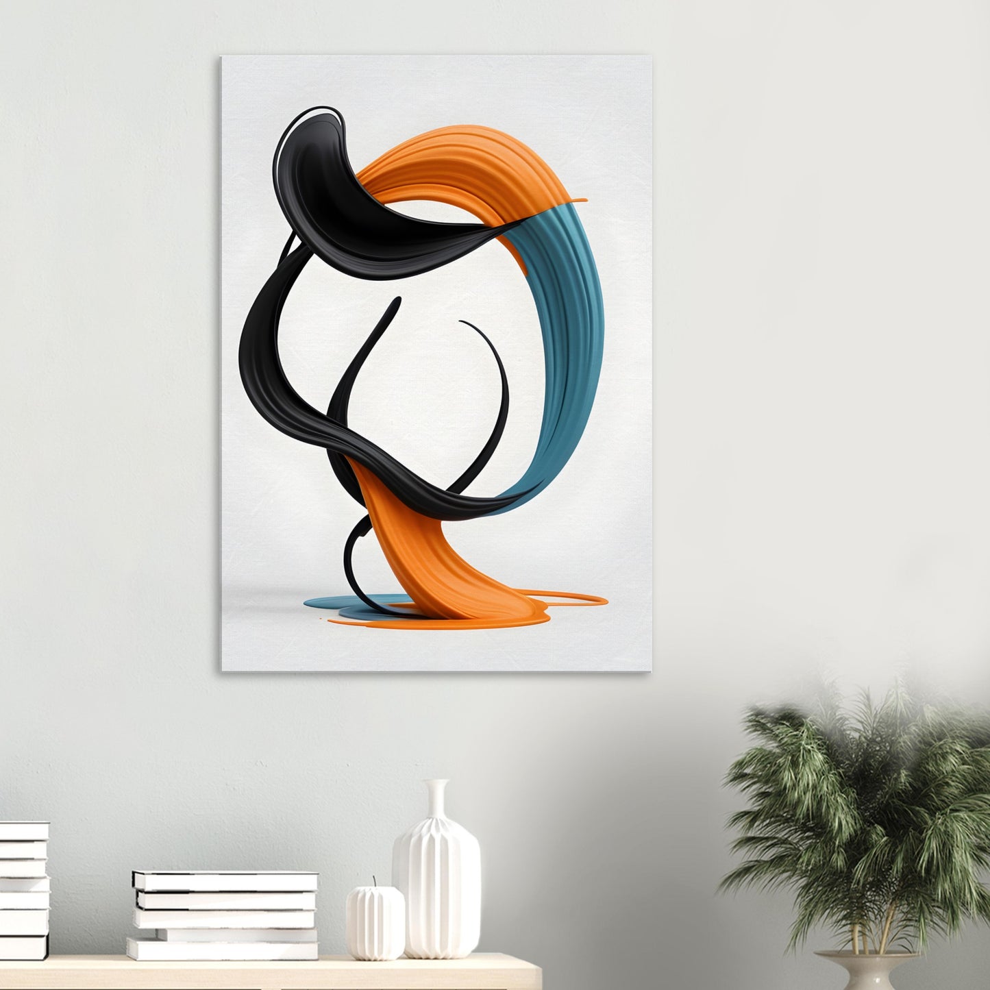 Stunning Minimalist Abstract Wall Art Canvas Print