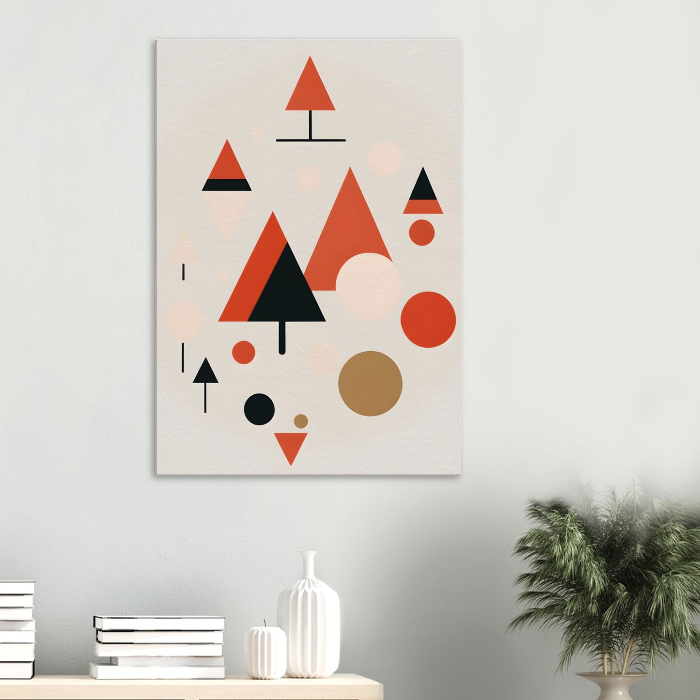 Minimalist Christmas Trees - Abstract Wall Art