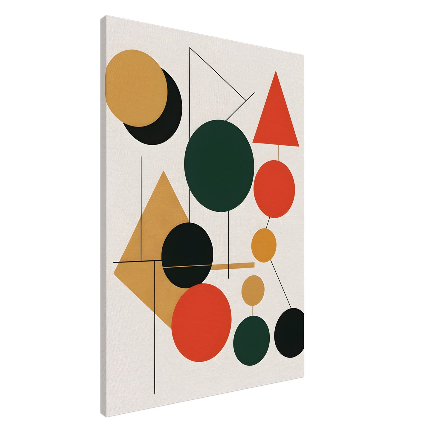 Harmonious Geometry - Minimalist Abstract Christmas Decor