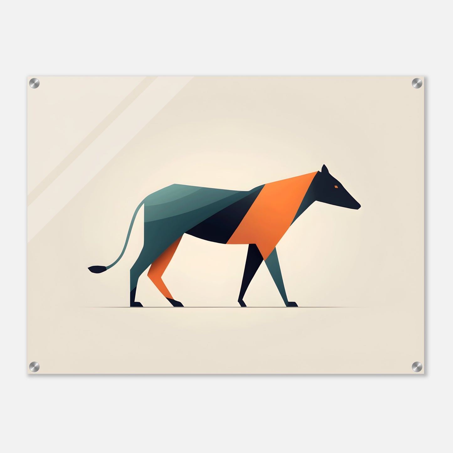 Geometric Grace - Minimalist Abstract Animal Art Print