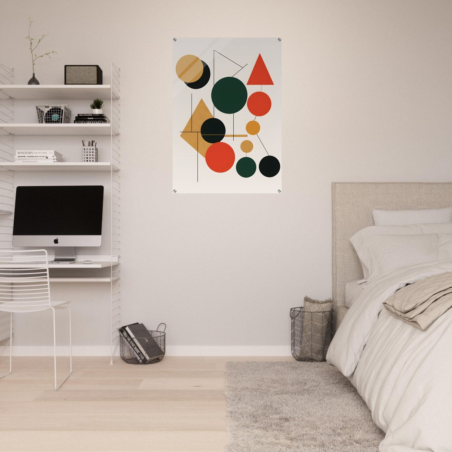 Harmony - Minimalist Abstract Christmas Wall Art