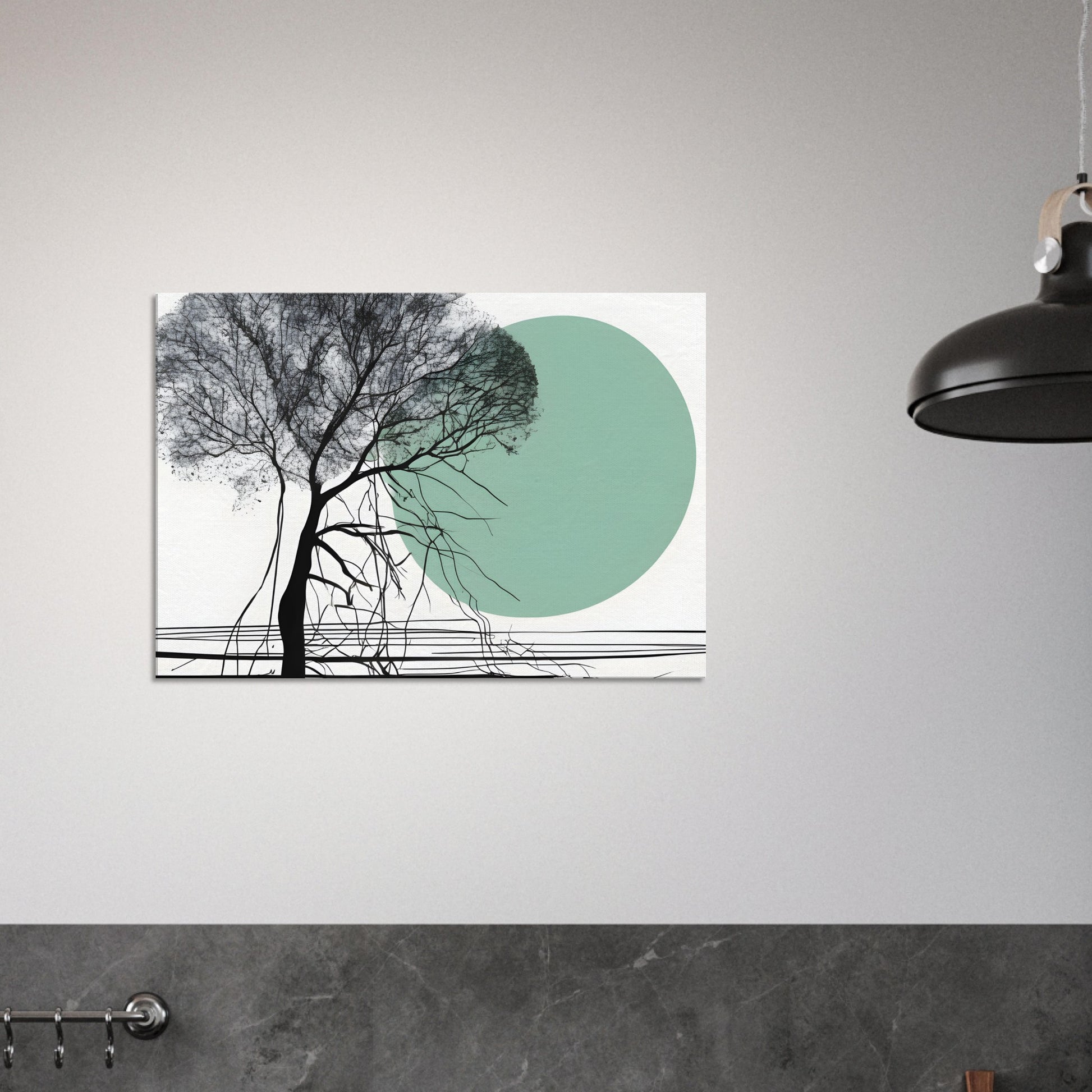 Roots Abstract Canvas Print