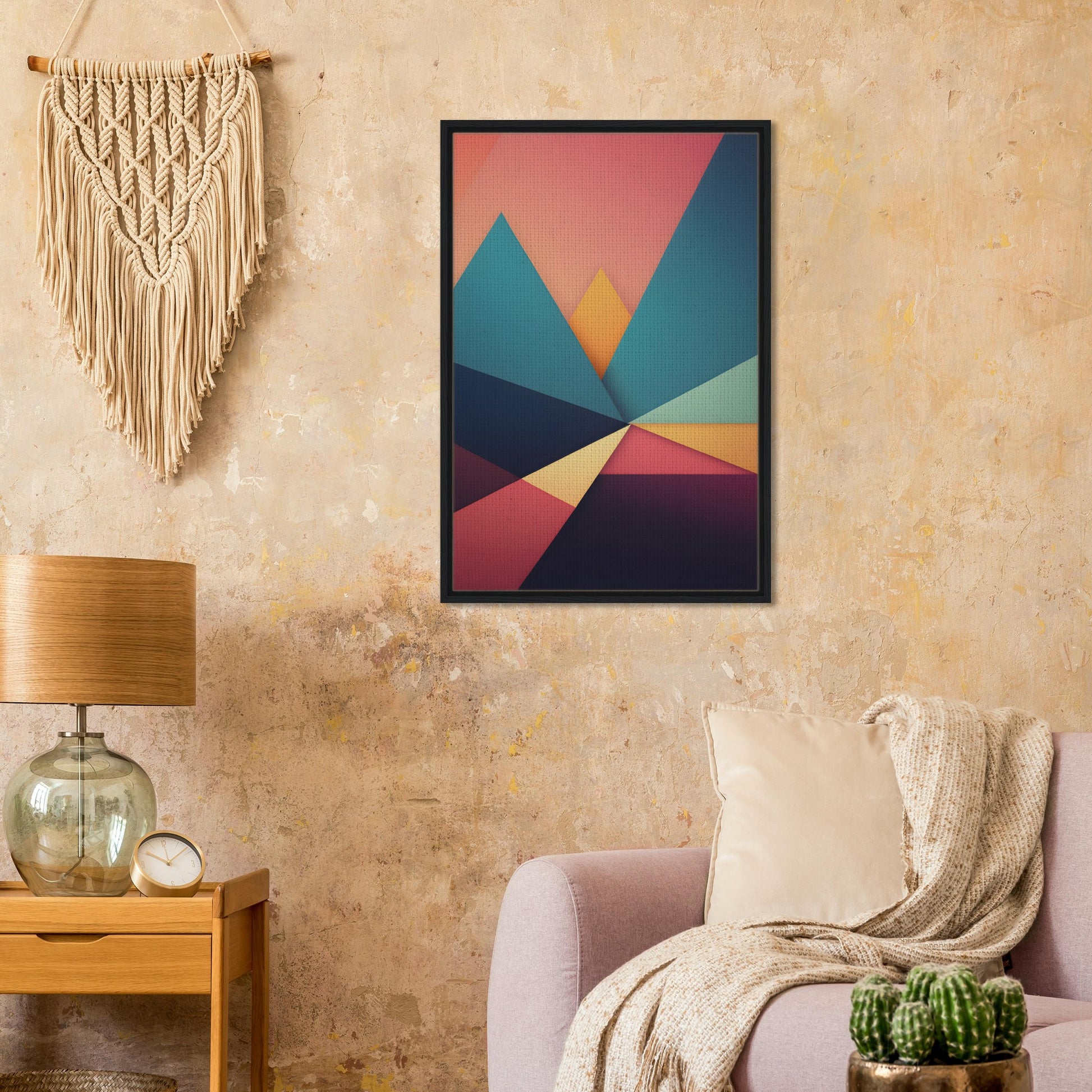 Peaks of Serenity: Stunning Canvas Vertical Wall Art