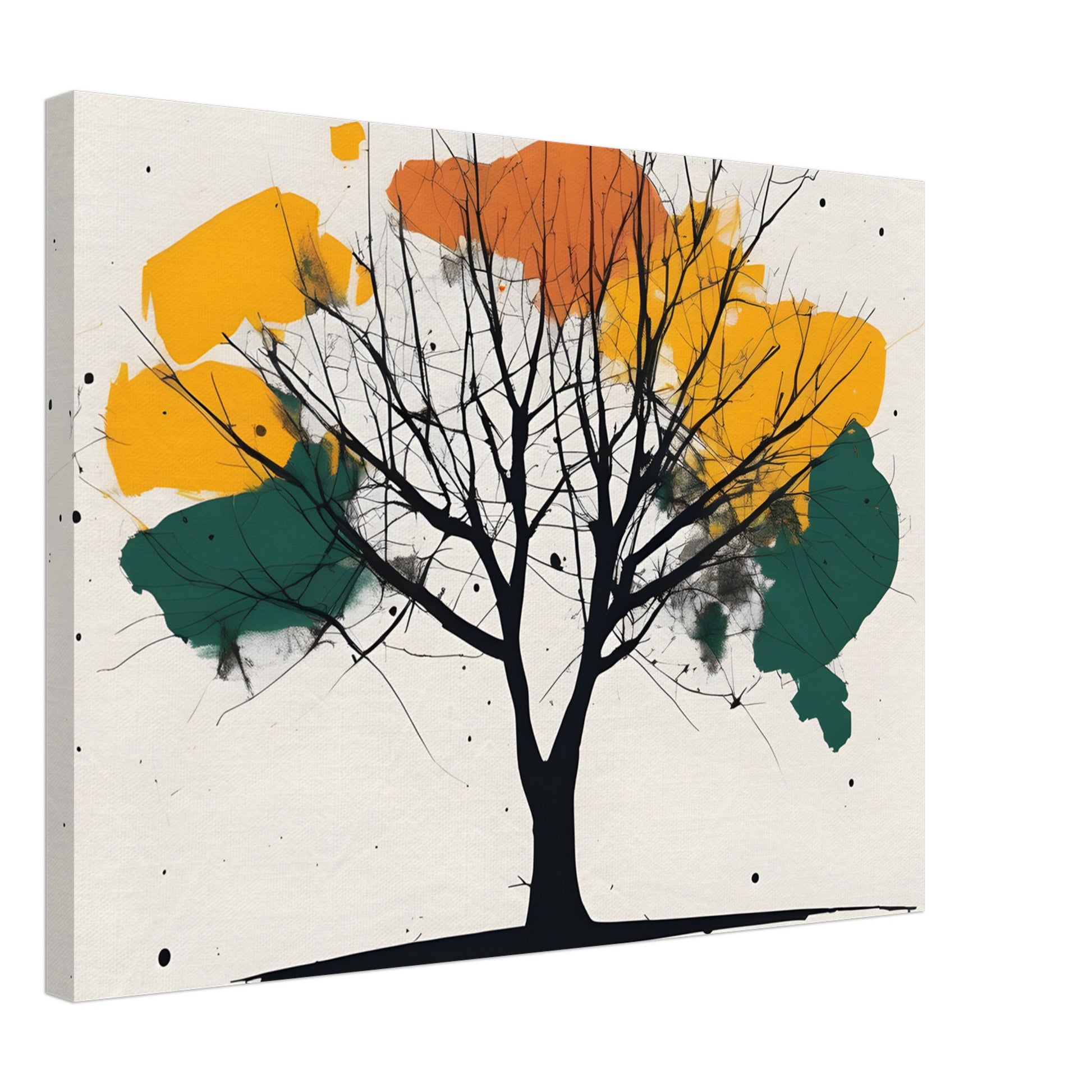 Tree Serenity Minimalist Art Canvas Print