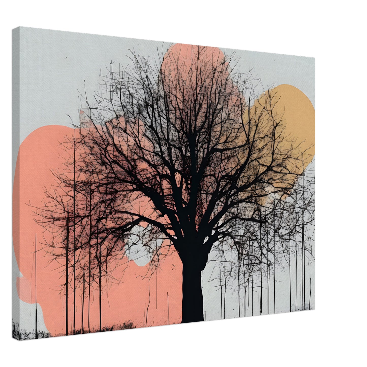 Silhouette Serenity Canvas Print