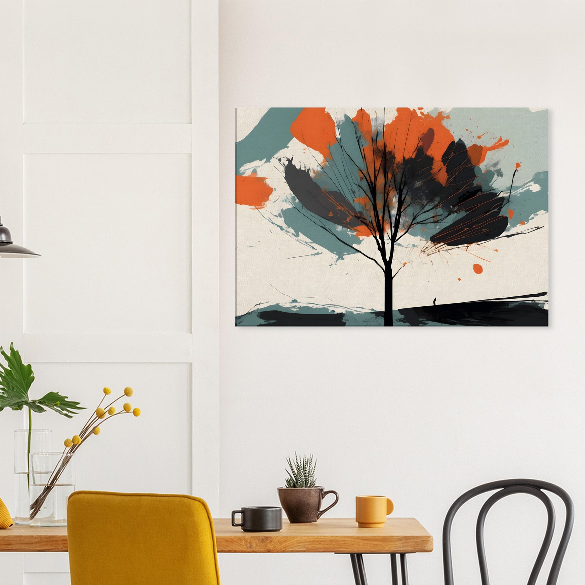 Ember Tree - Minimalist Abstract Wall Art