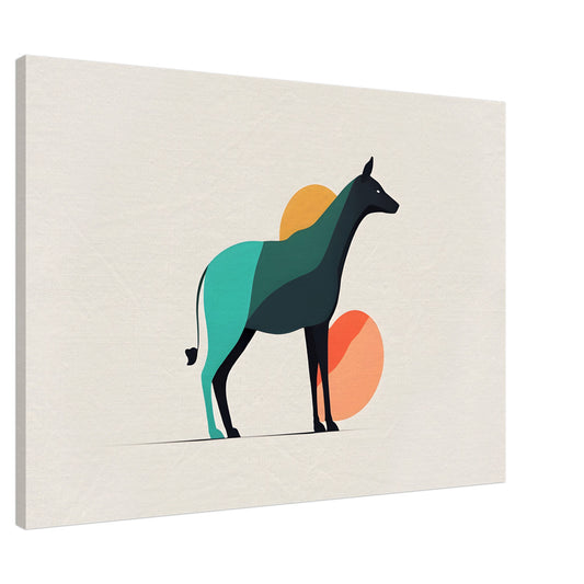 Harmony - Minimalist Abstract Wall Art with Animal Design