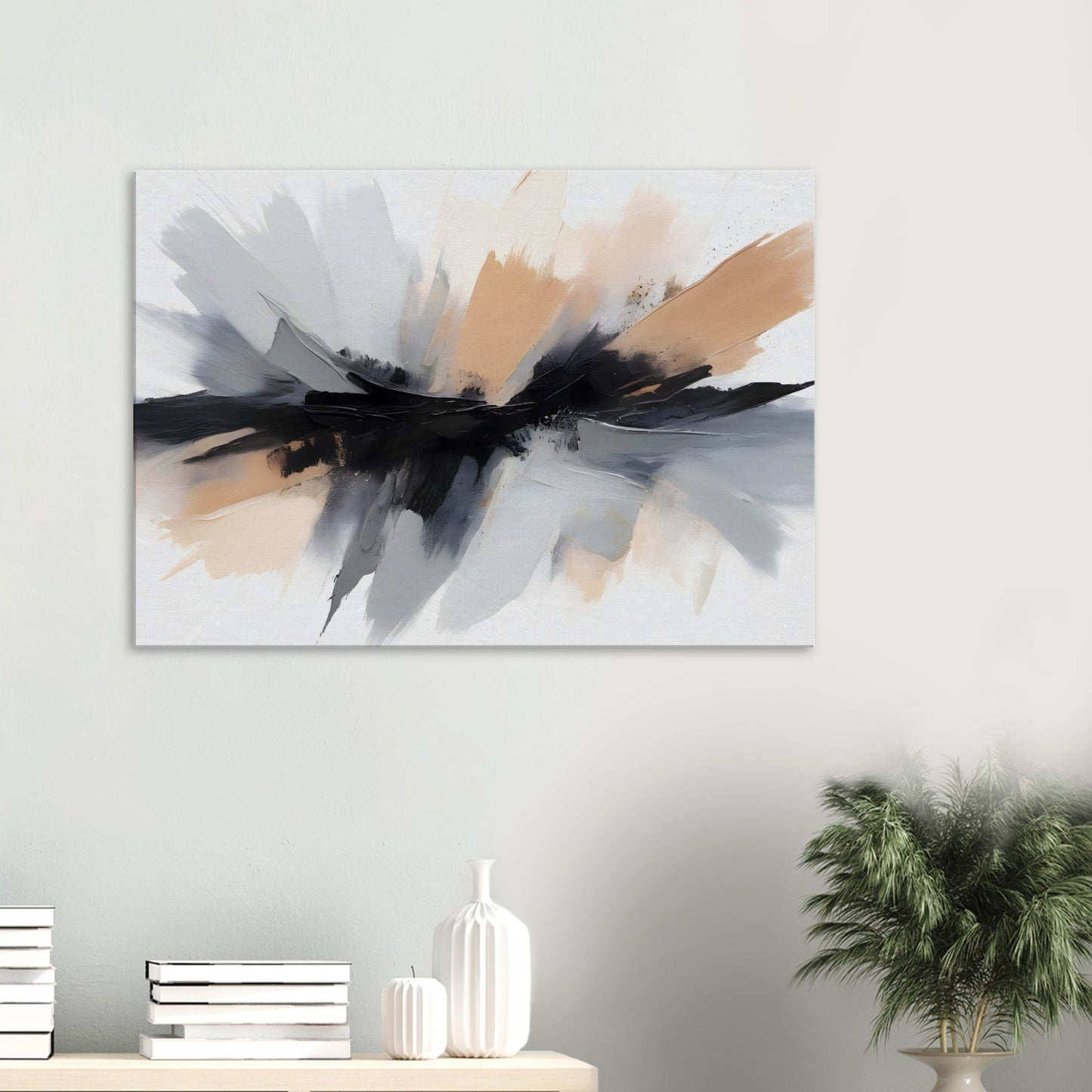 Elegant Euphoria: Abstract Minimalist Canvas Art